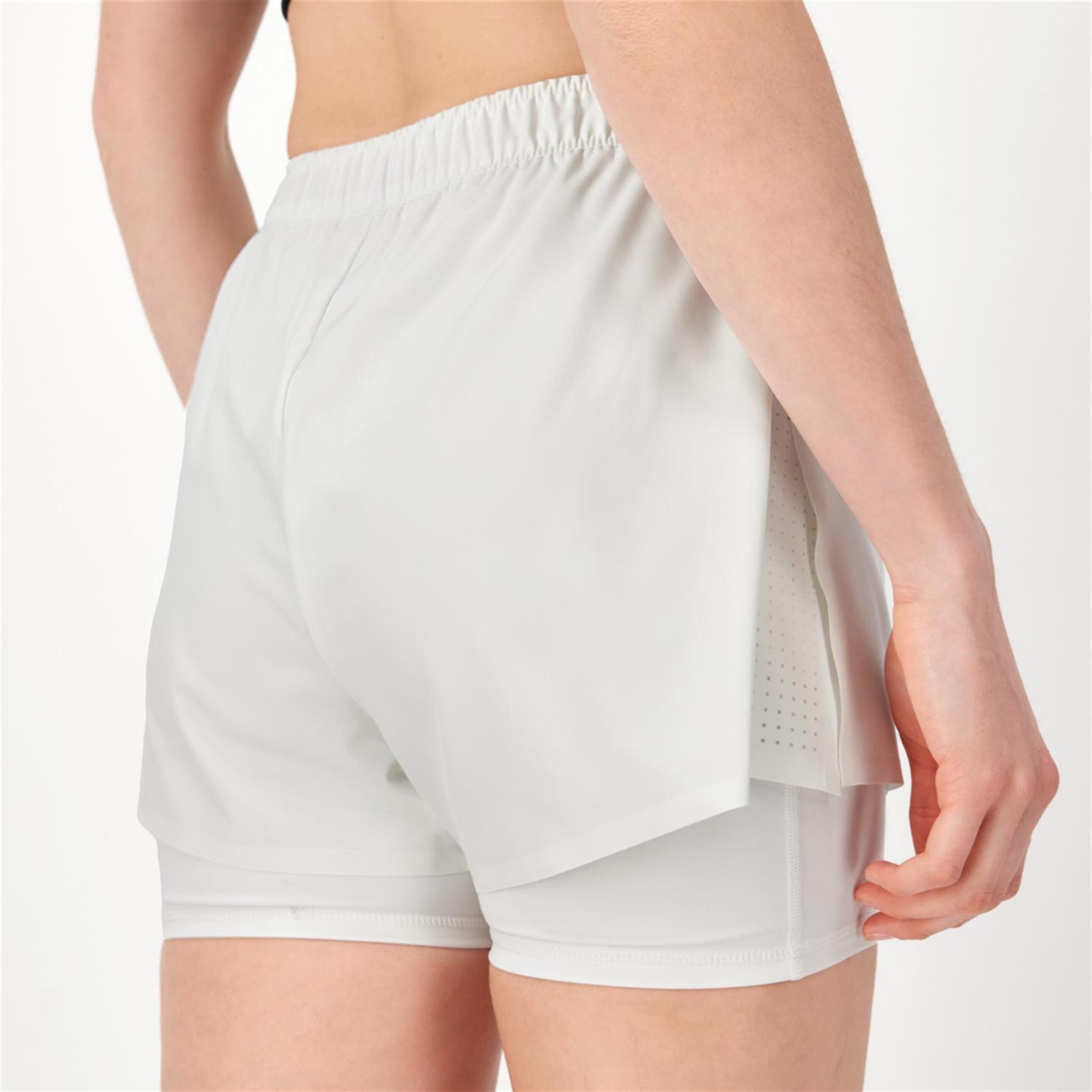 Pantalón Corto Doone - Blanco - Pantalón + Malla Mujer