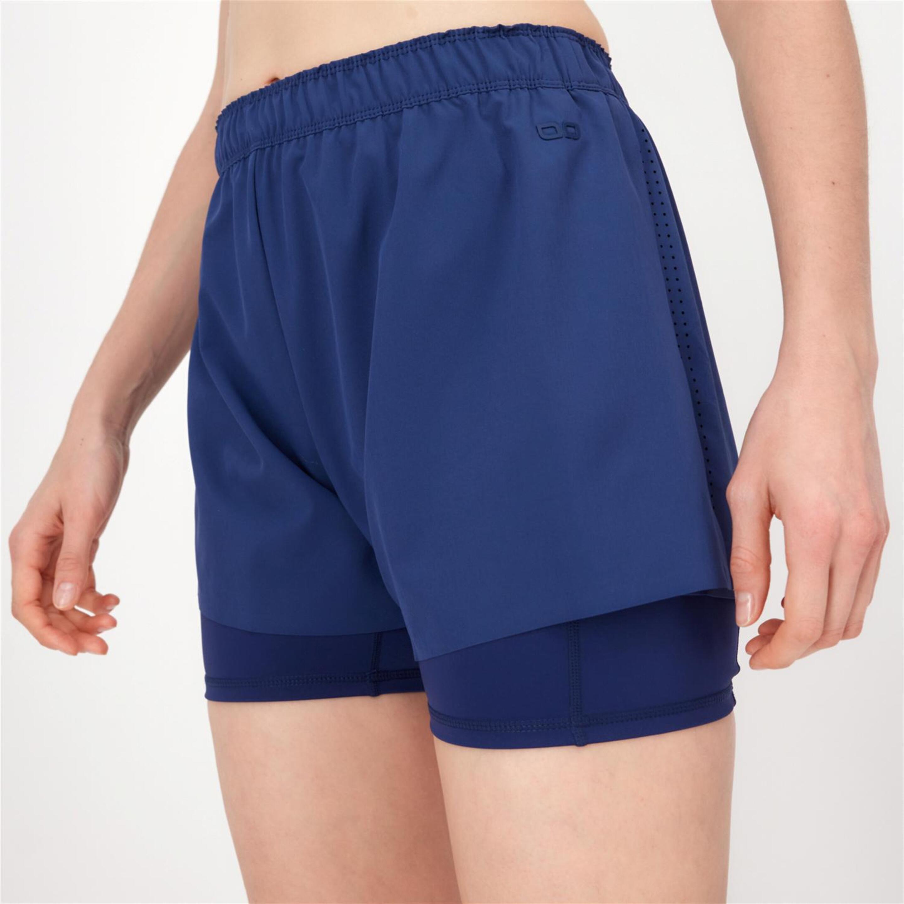 Pantalón Corto Doone - azul - Pantalón + Malla Mujer
