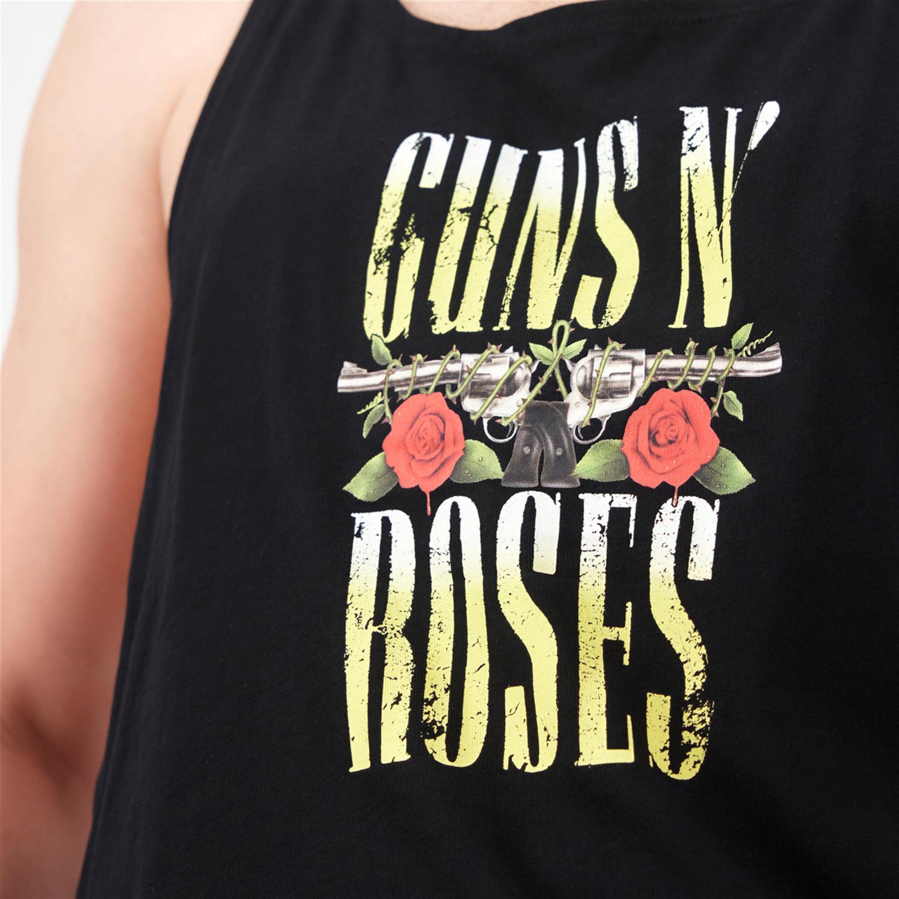 Camiseta Guns N'Roses - Negro - Camiseta Tirantes Hombre
