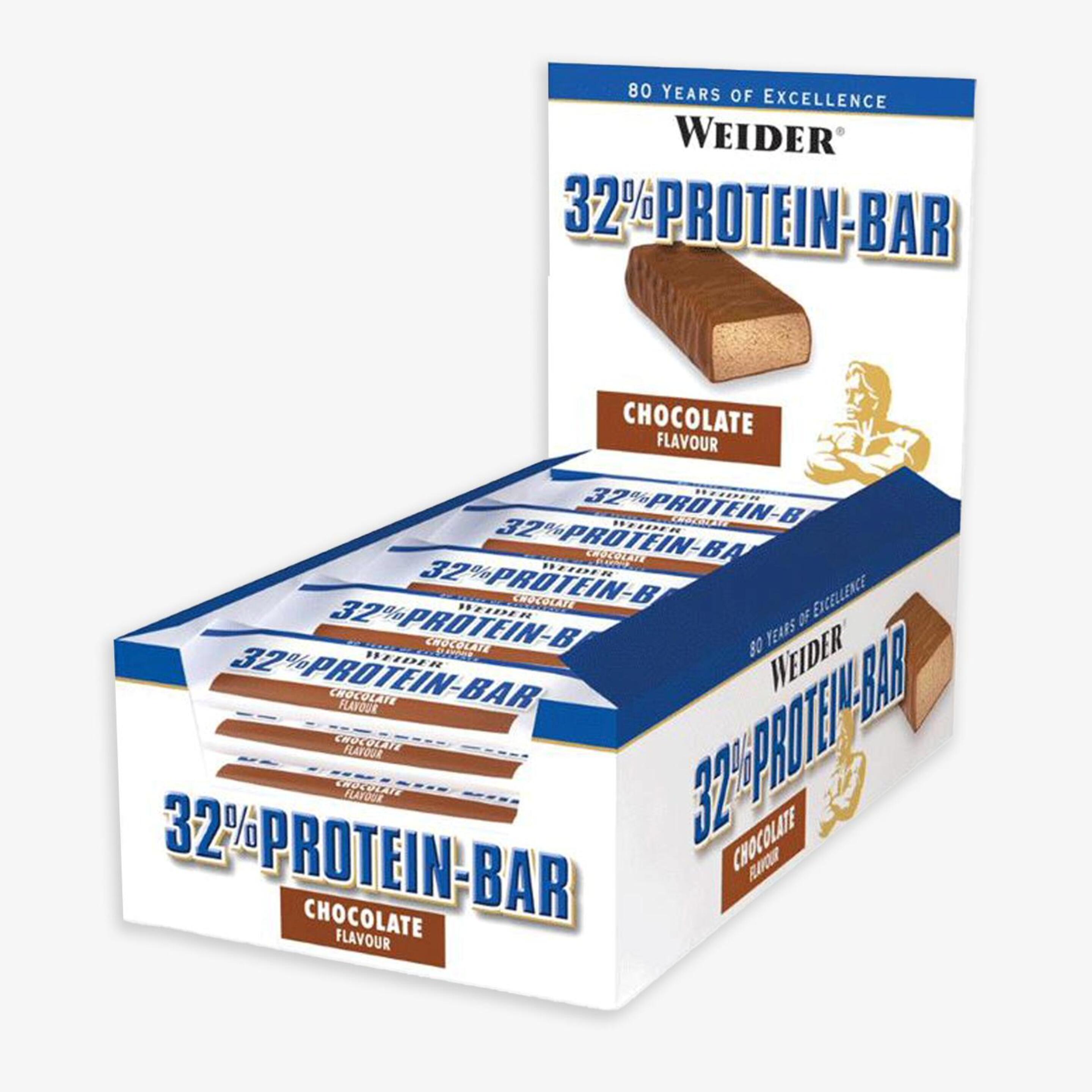 32 Protein Bar Chocolate 60gr - unico - Barrita Energética