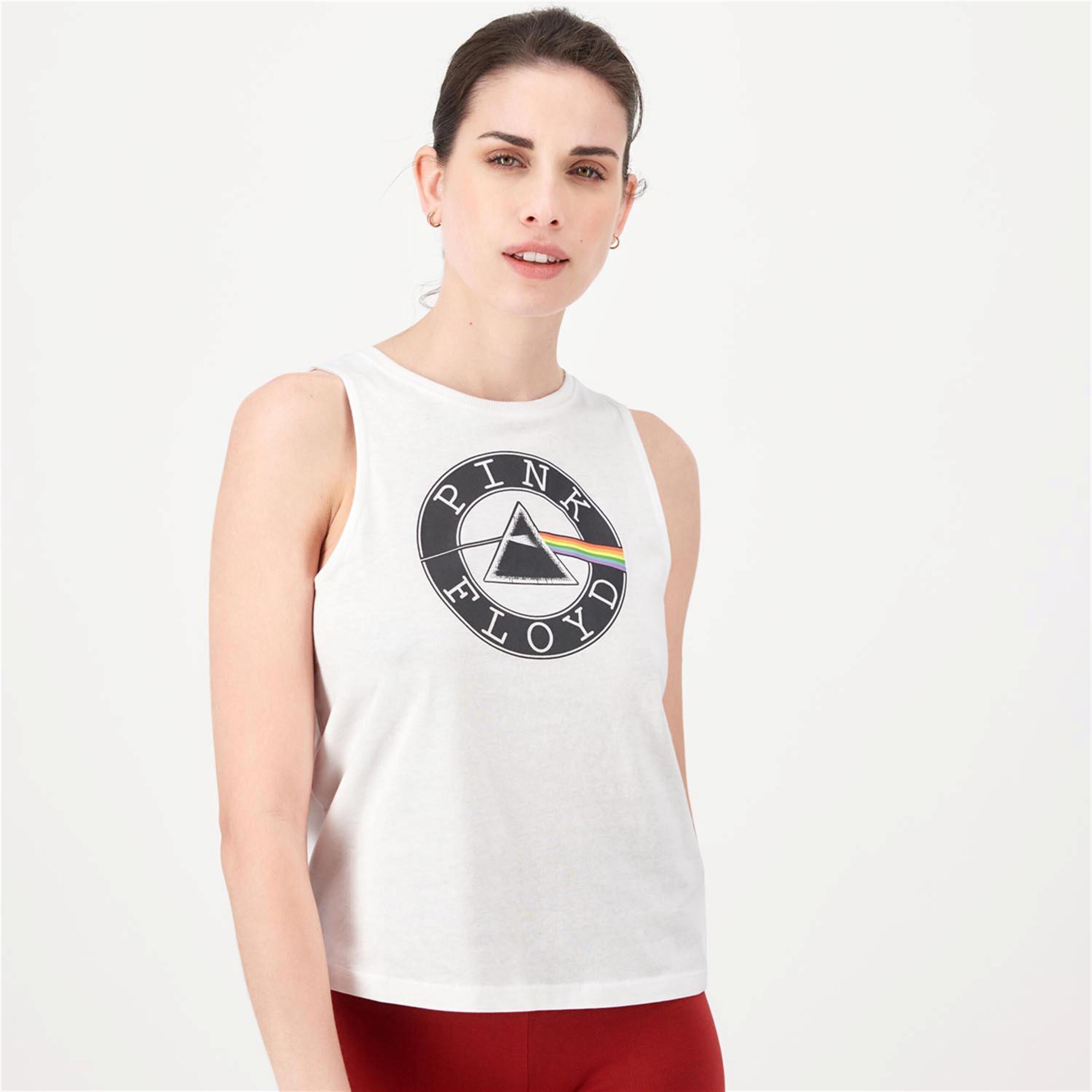 Camiseta Pink Floyd - blanco - Camiseta Tirantes Mujer