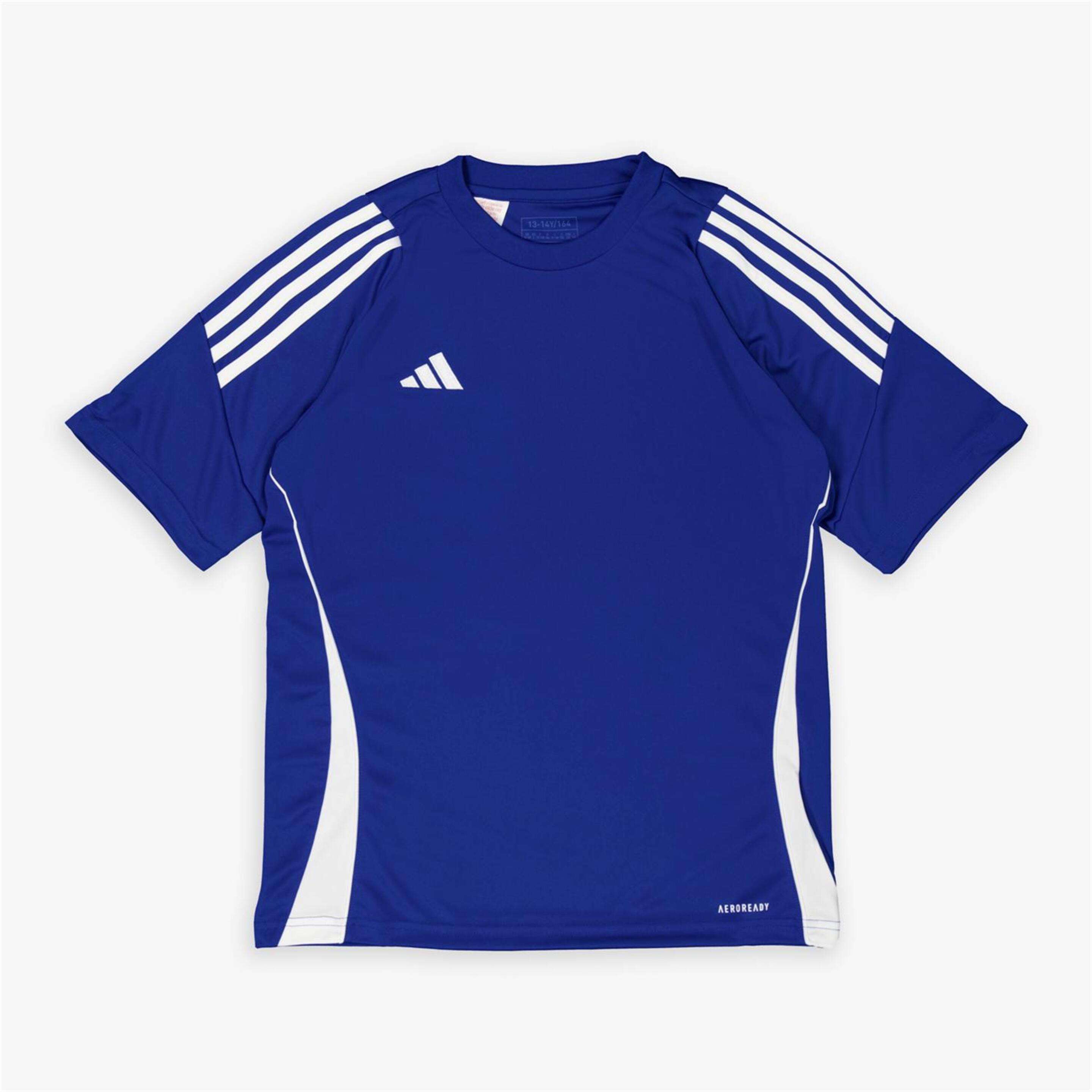 adidas Tiro24 - azul - T-shirt Futebol Rapaz