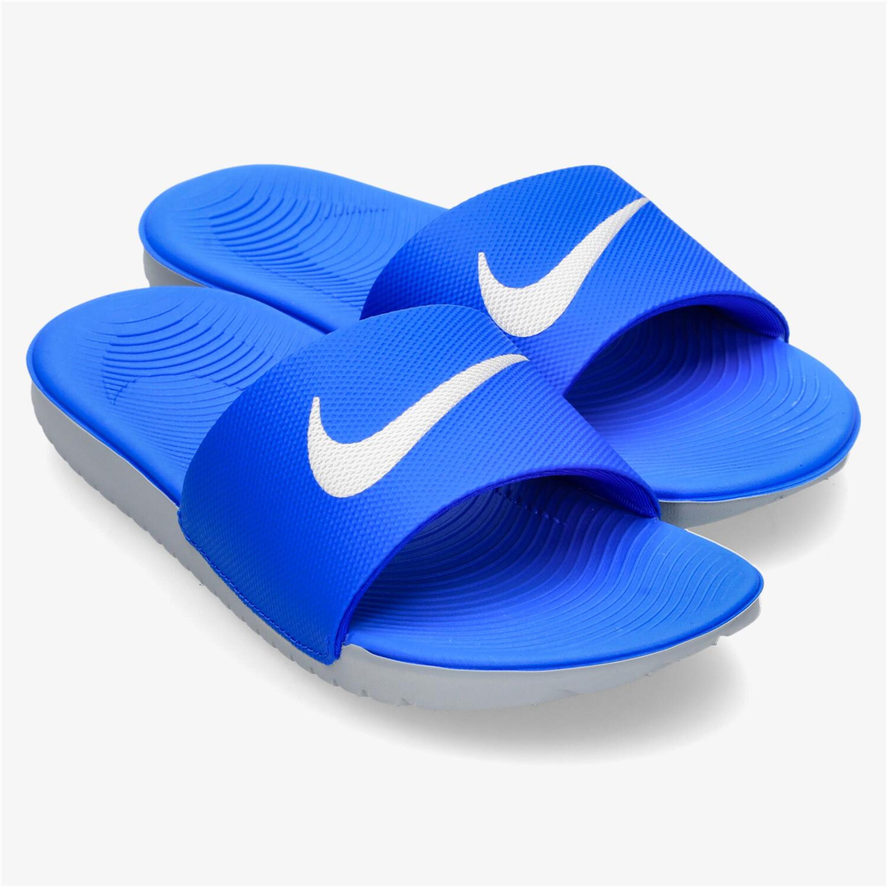 Nike Kawa - azul - Chanclas Pala Niño
