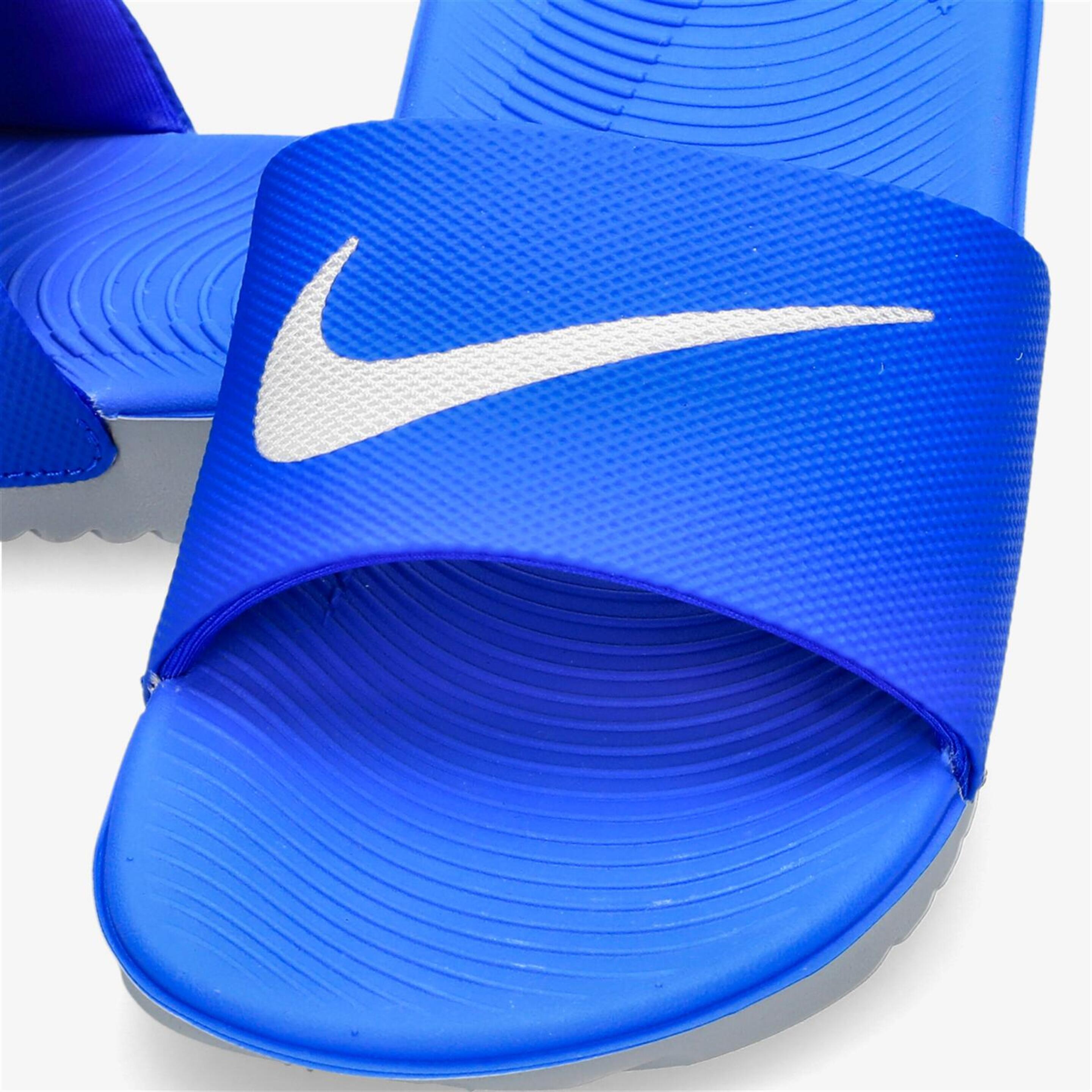 Nike Kawa - Azul - Chanclas Pala Niño