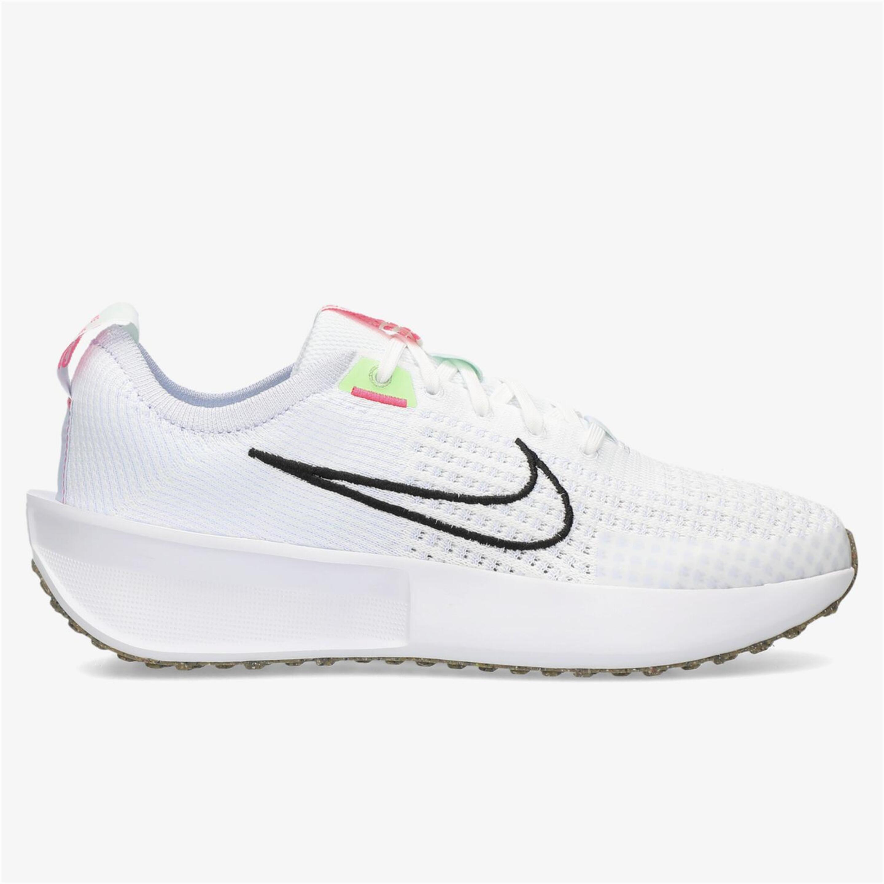 Nike Interact Run - blanco - Zapatillas Running Mujer