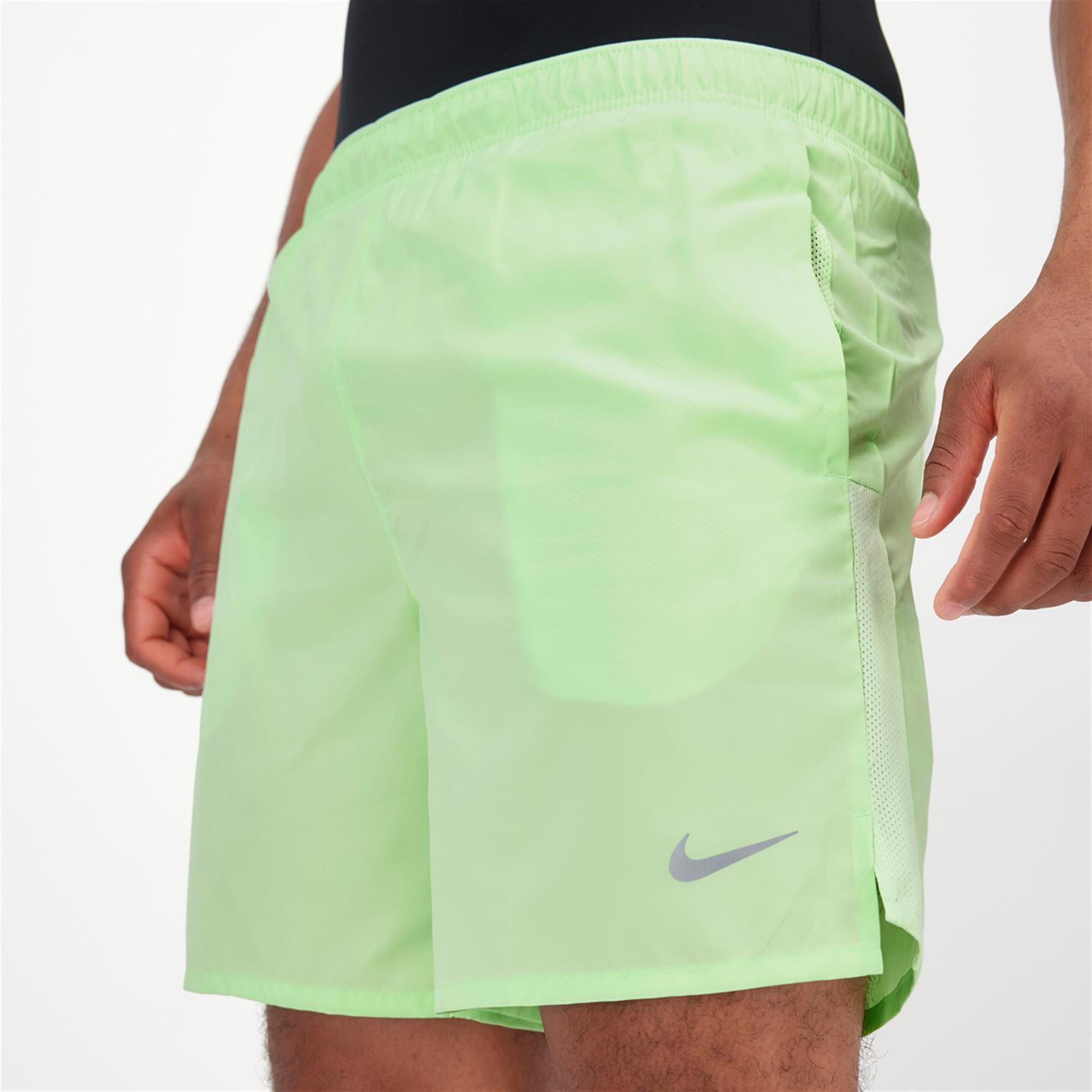 Nike Challenger - verde - Calções Running Homem