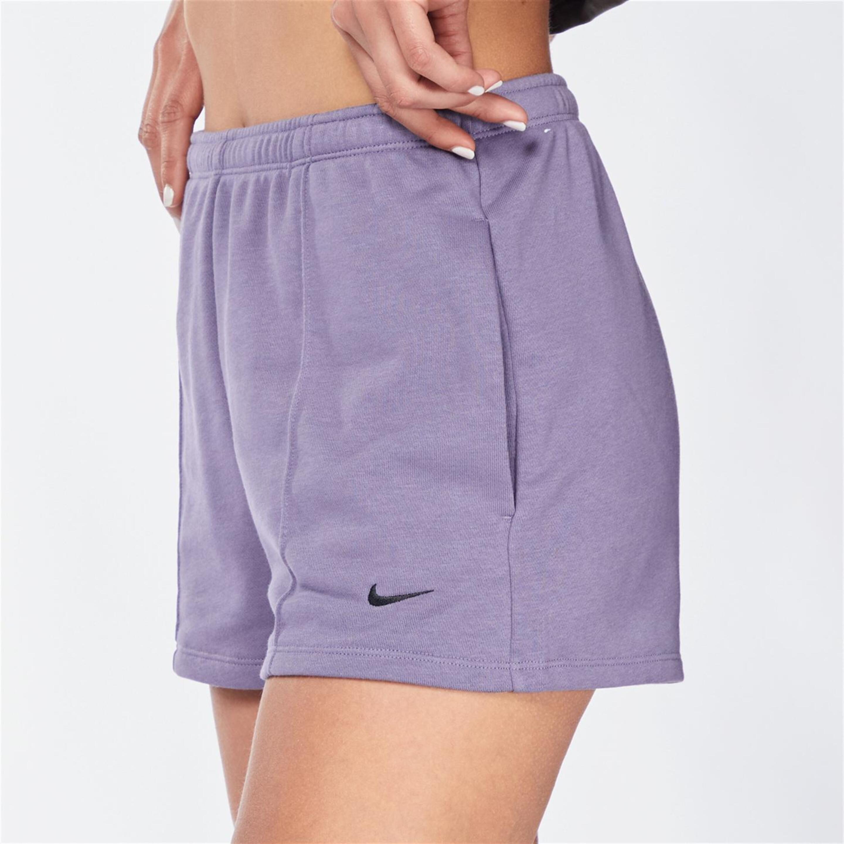 Pantalón Nike - morado - Short Mujer