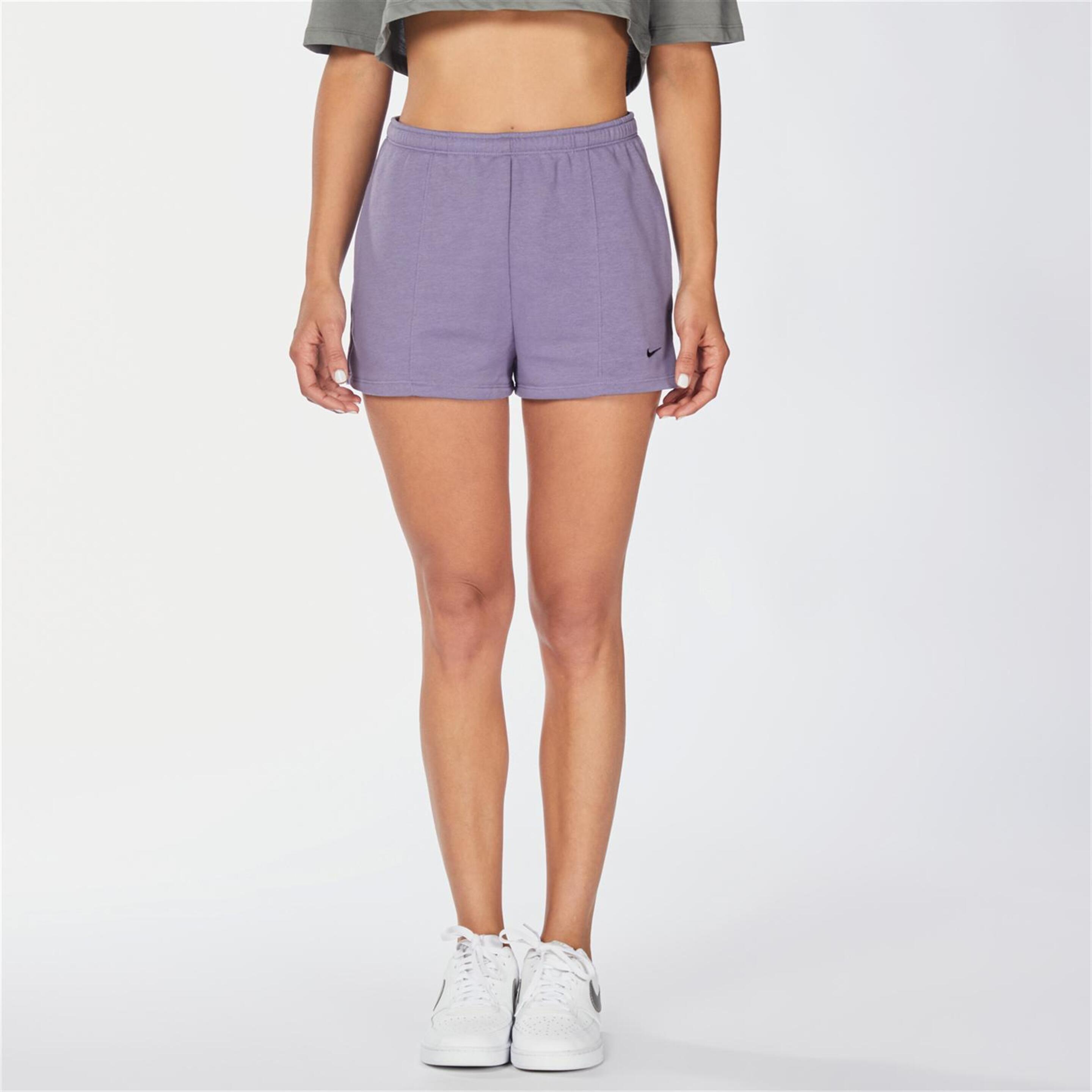 Pantalón Nike - Morado - Short Mujer