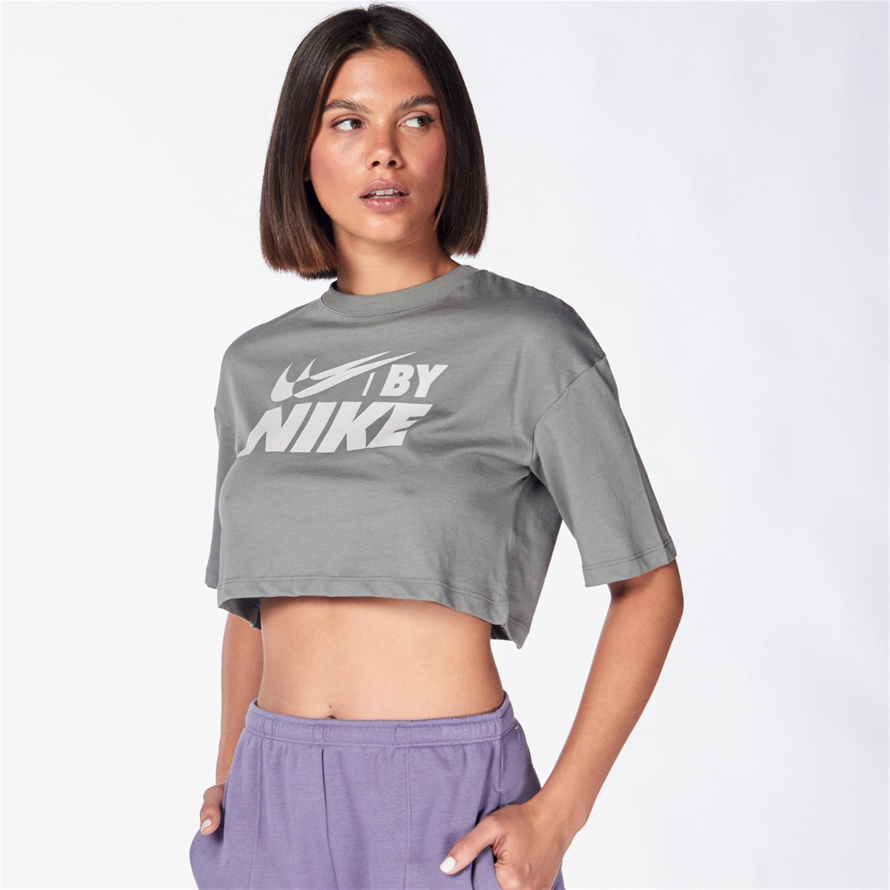 Camiseta Nike - gris - Camiseta Boxy Mujer