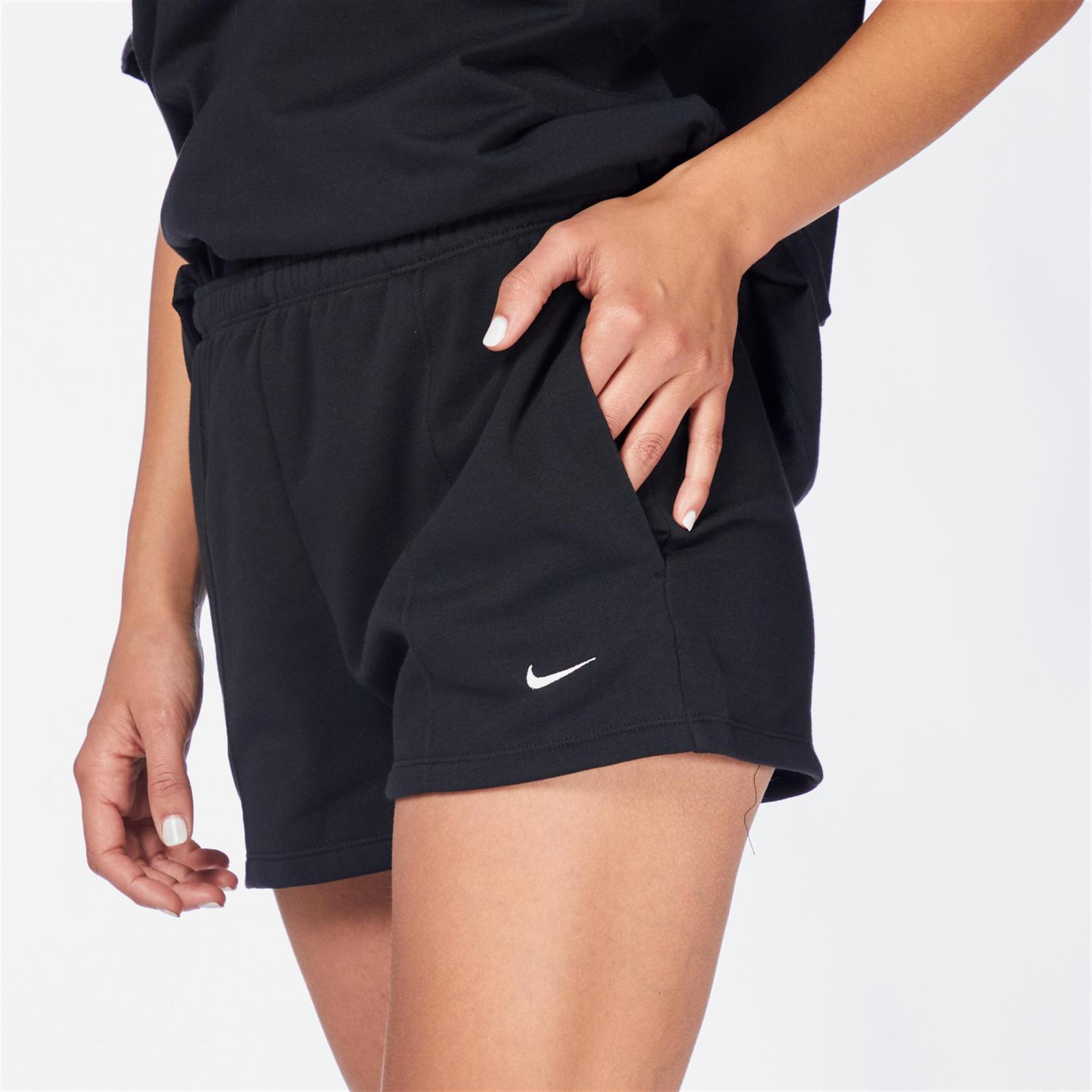 Pantalón Corto Nike - Negro - Short Deportivo Mujer