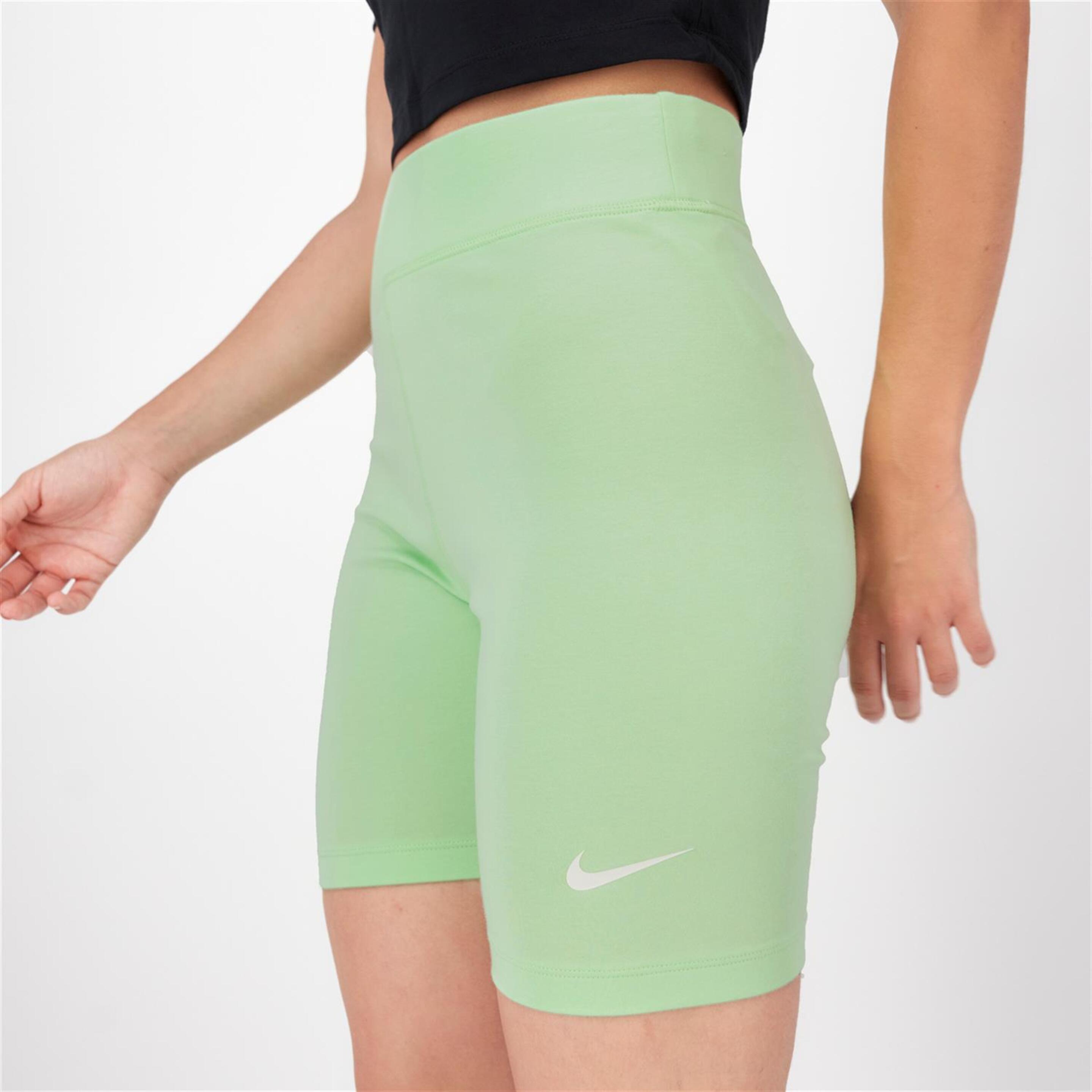 Mallas Cortas Nike - verde - Mallas Ciclista Mujer