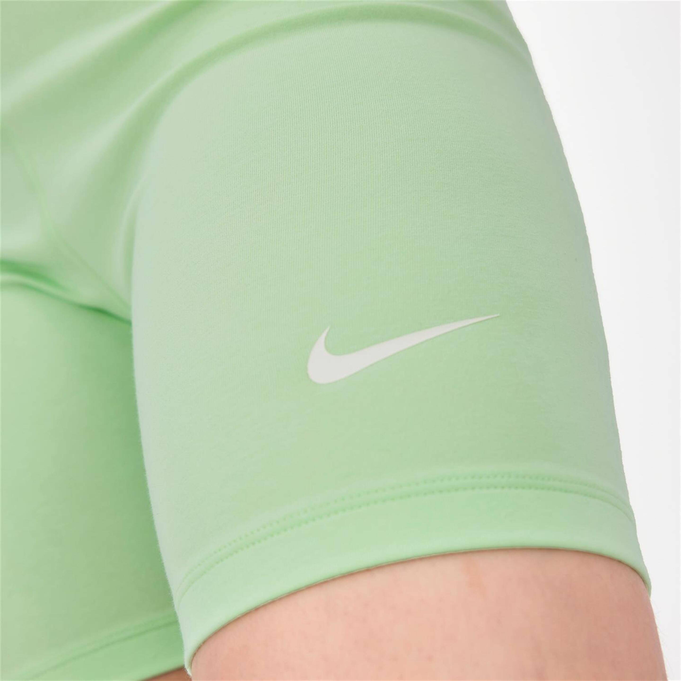 Mallas Cortas Nike - Verde - Mallas Ciclista Mujer