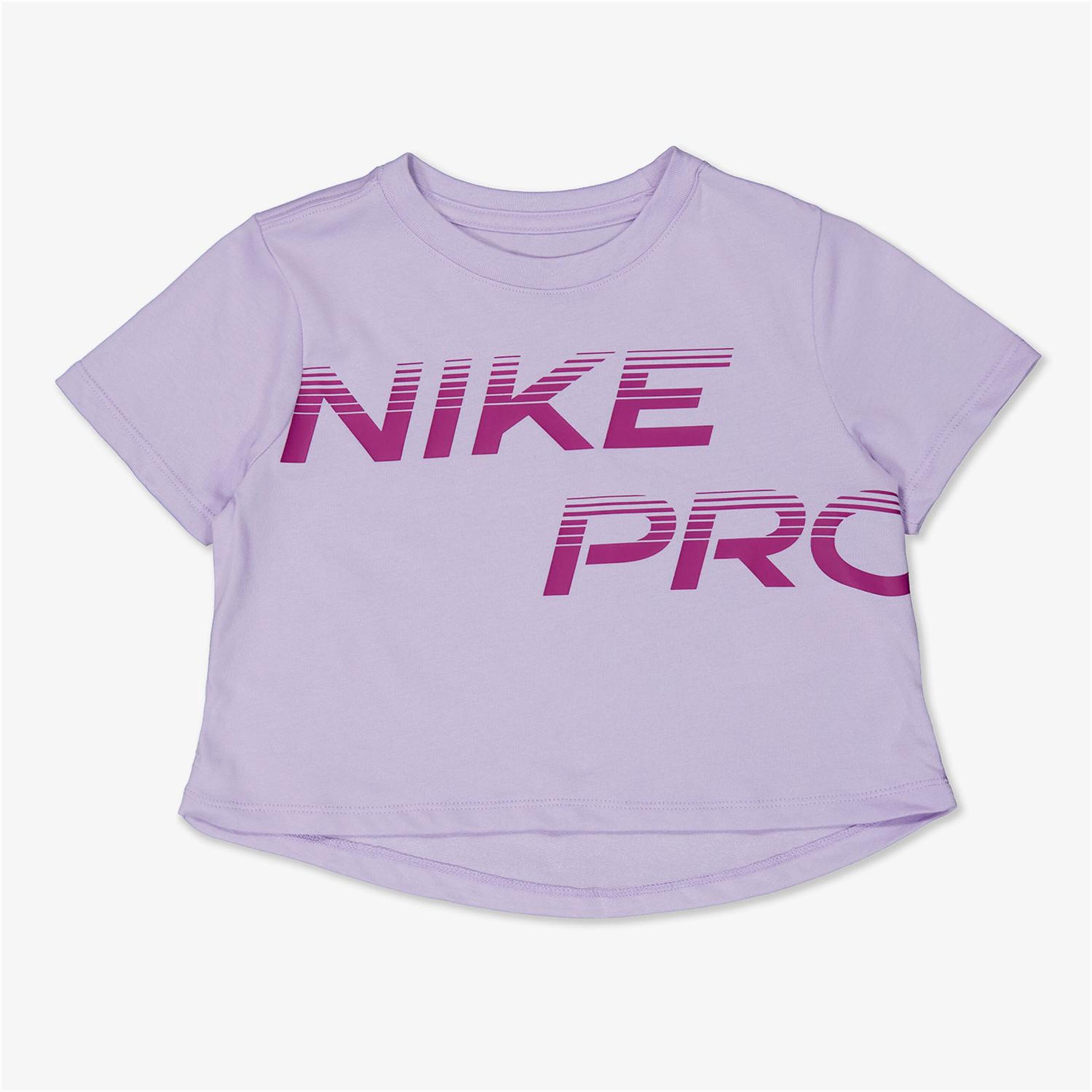 Camiseta Nike - Malva - Camiseta Crop Niña