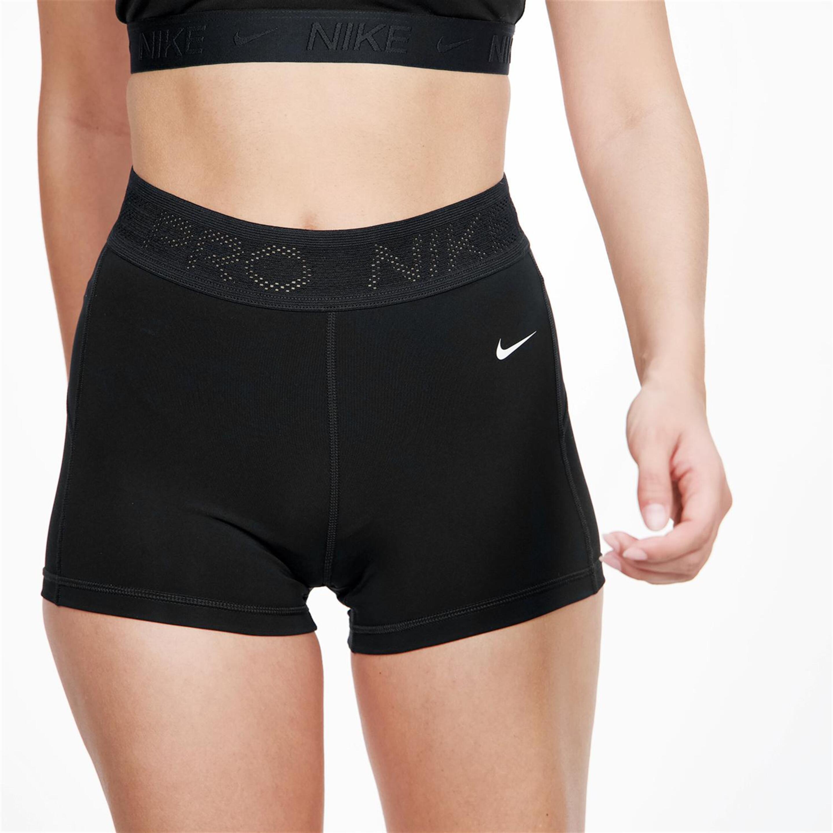 Nike Performance - Negro - Mallas Cortas Mujer