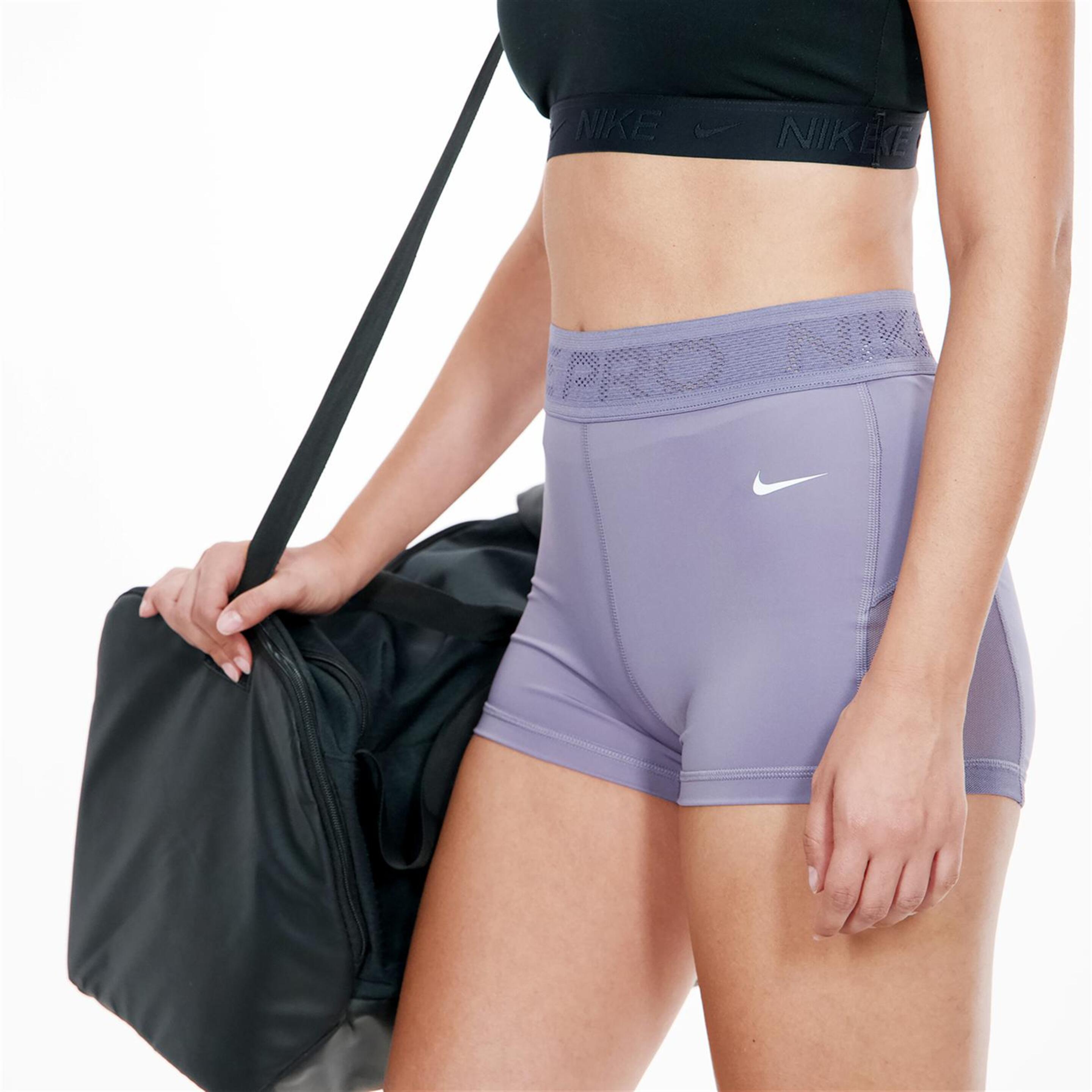 Nike 365 Mesh 3" - morado - Leggings Transparencias Mujer