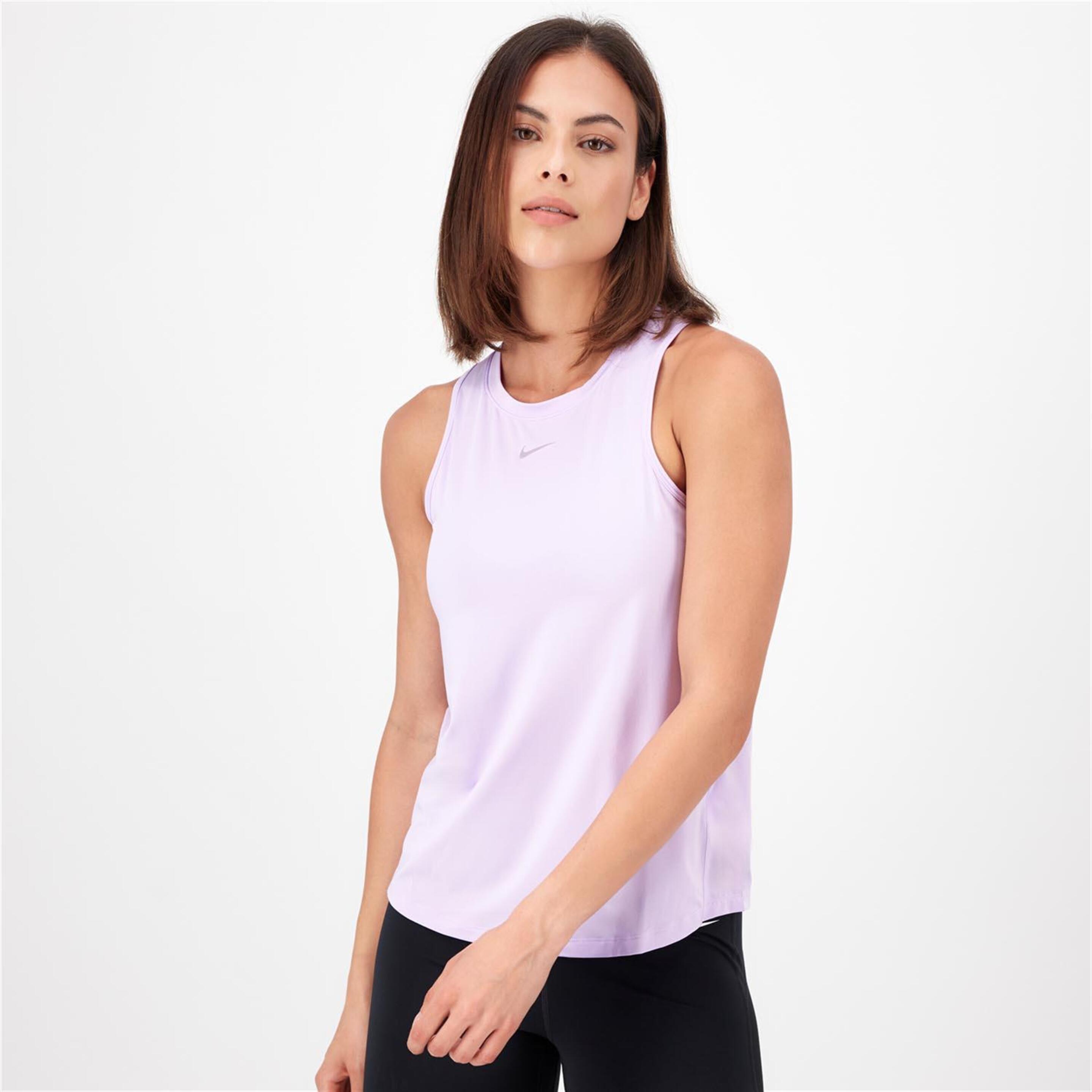 Nike One - morado - Camiseta Fitness Mujer