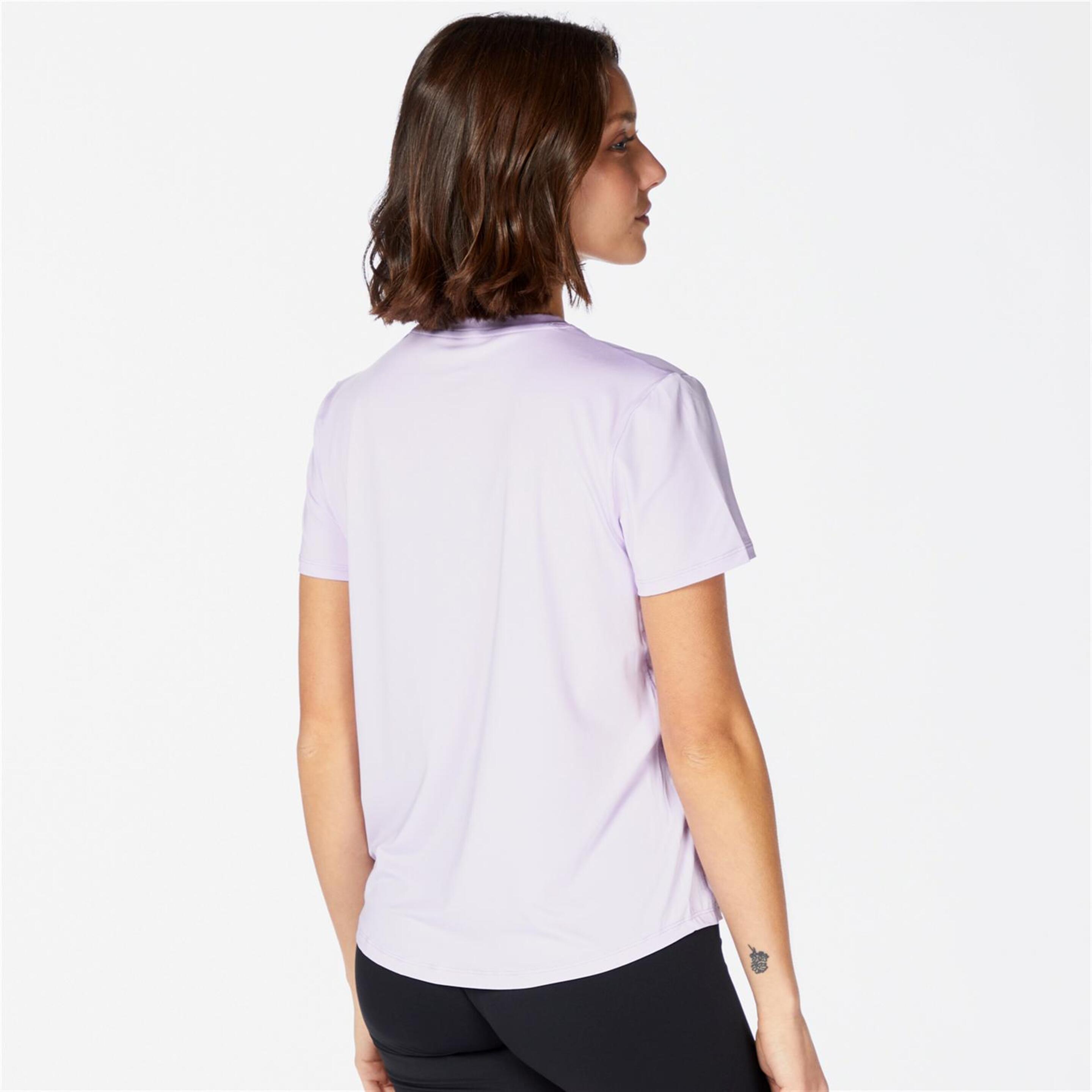 Nike One - Malva - Camiseta Fitness Mujer