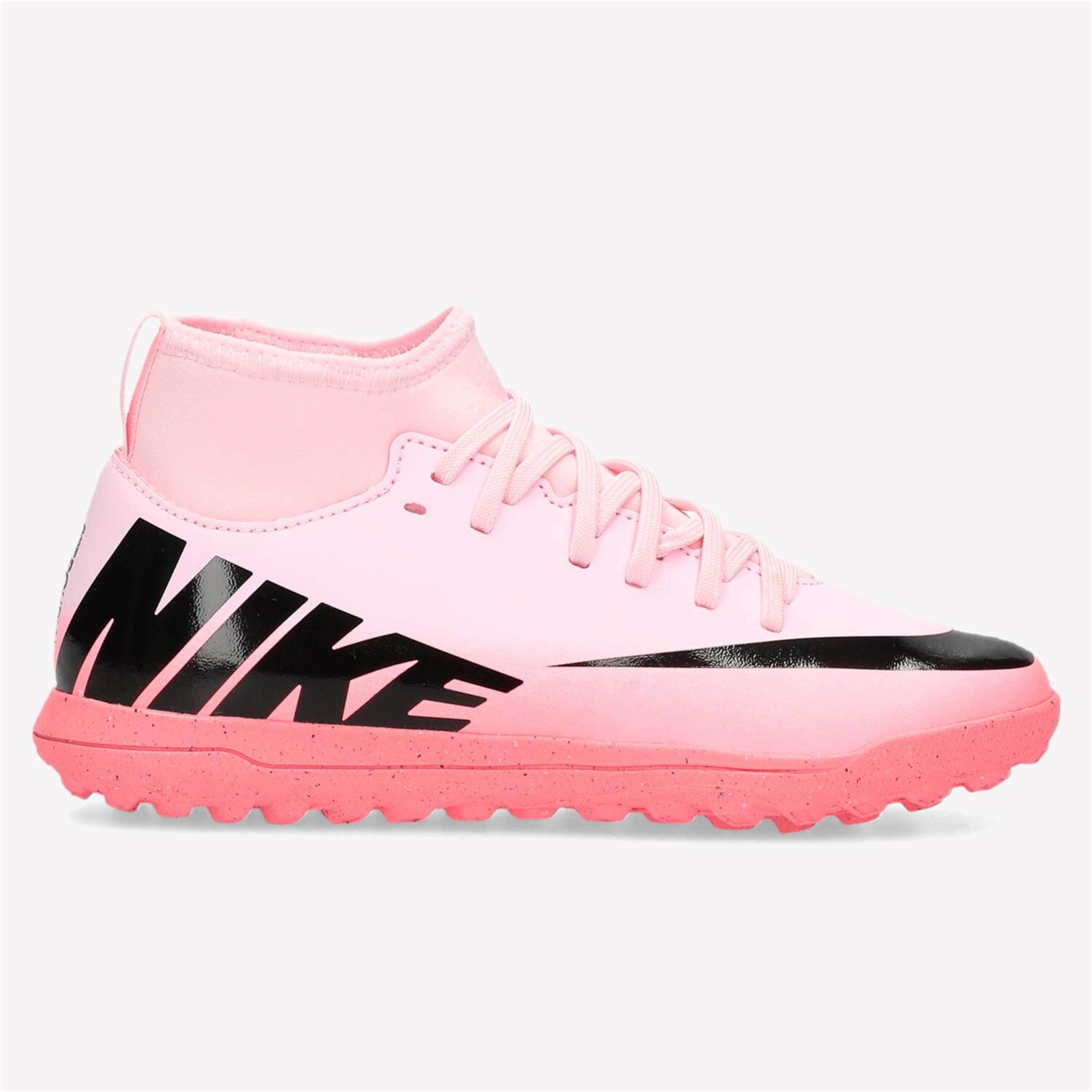 Nike Mercurial Sp Club - rosa - Chuteiras Turf Criança
