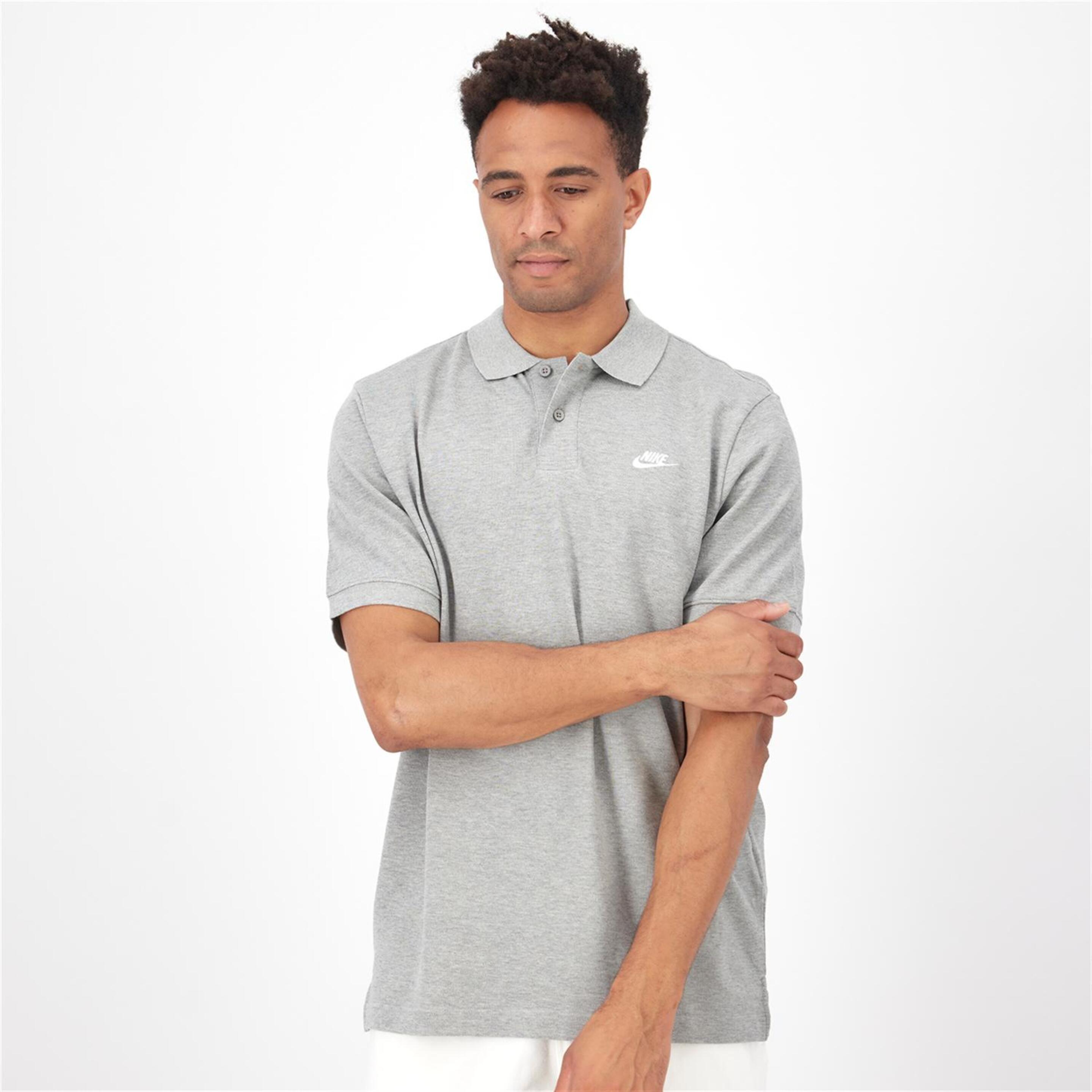 Nike Club - gris - Polo Homem