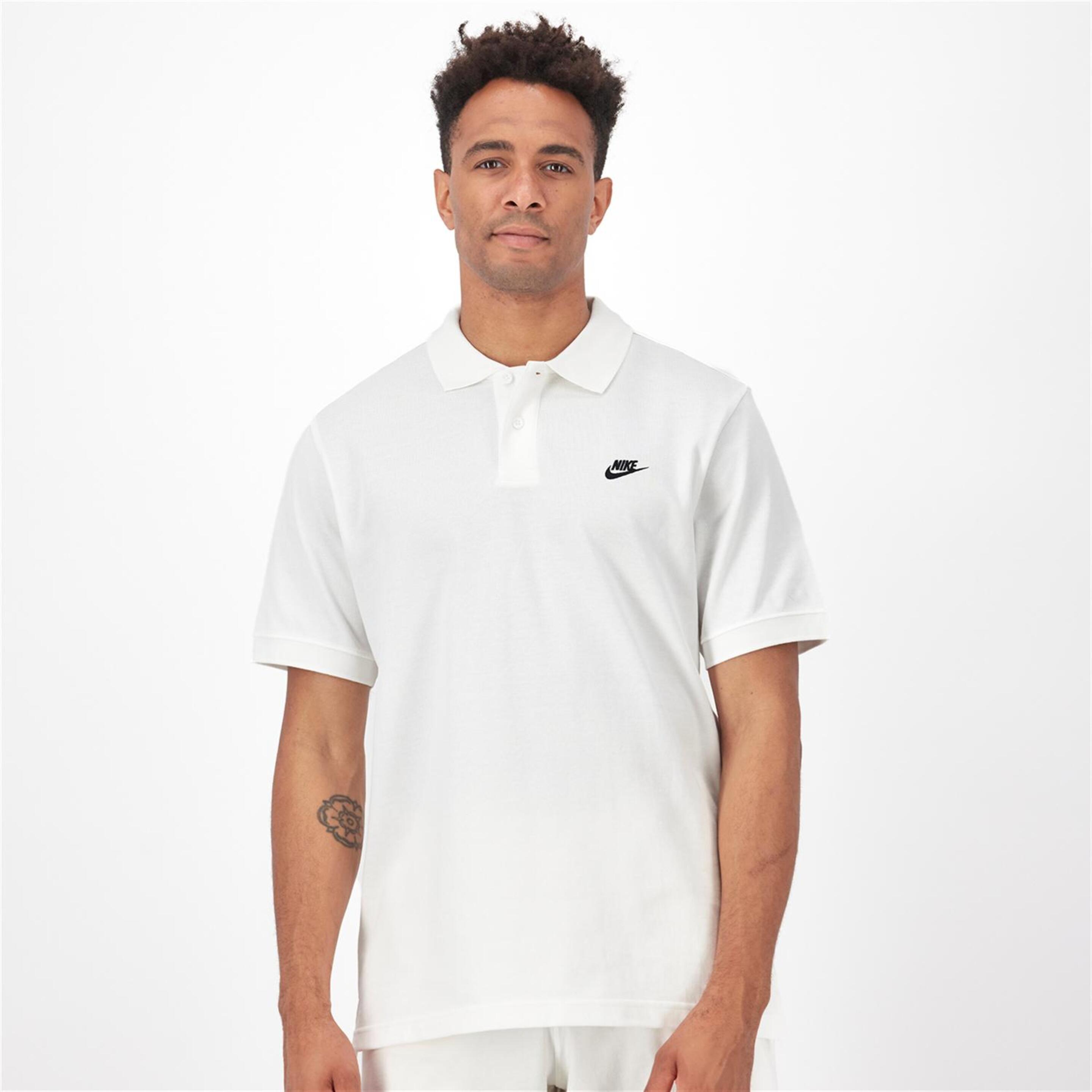 Nike Club - blanco - Polo Hombre