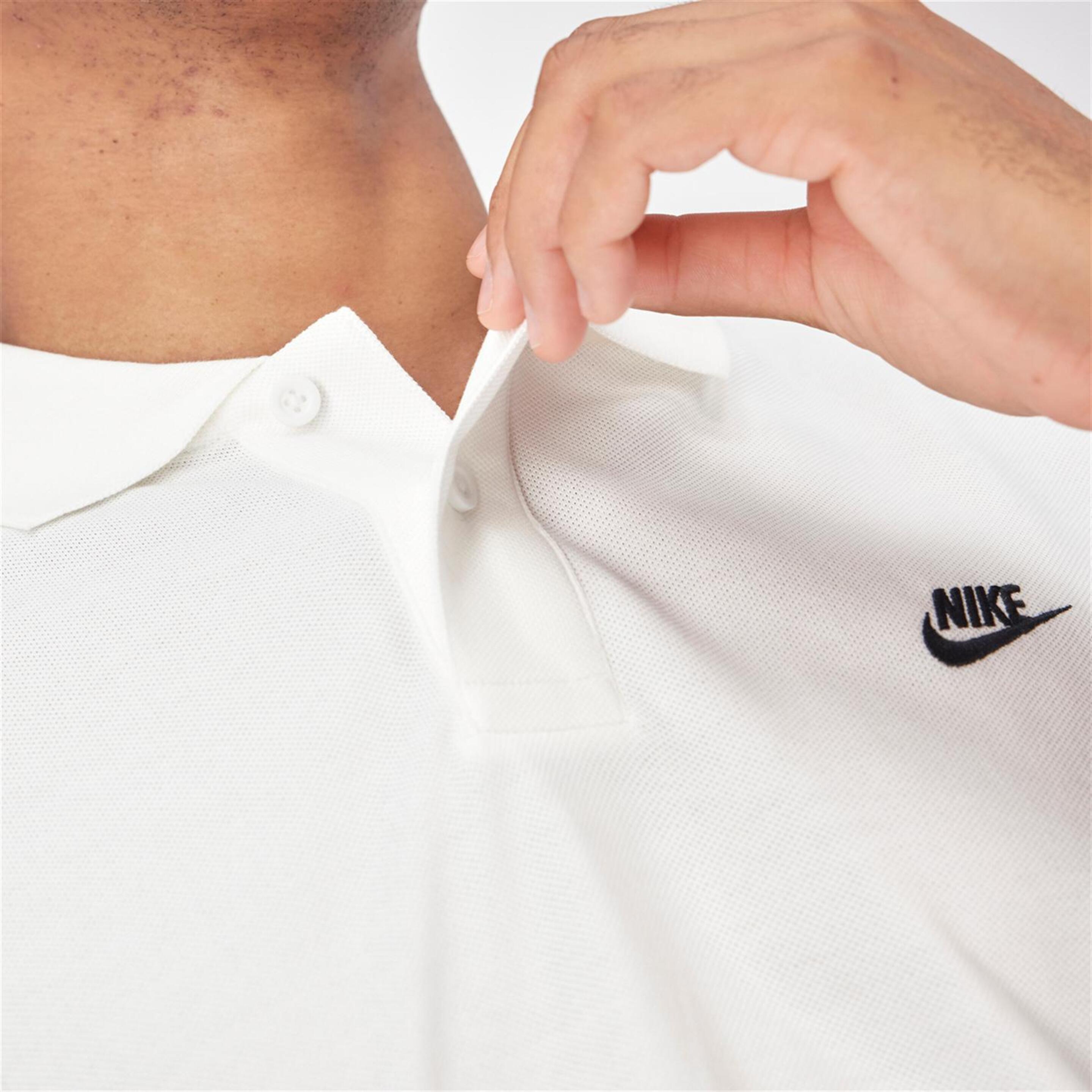 Nike Club - Blanco - Polo Hombre