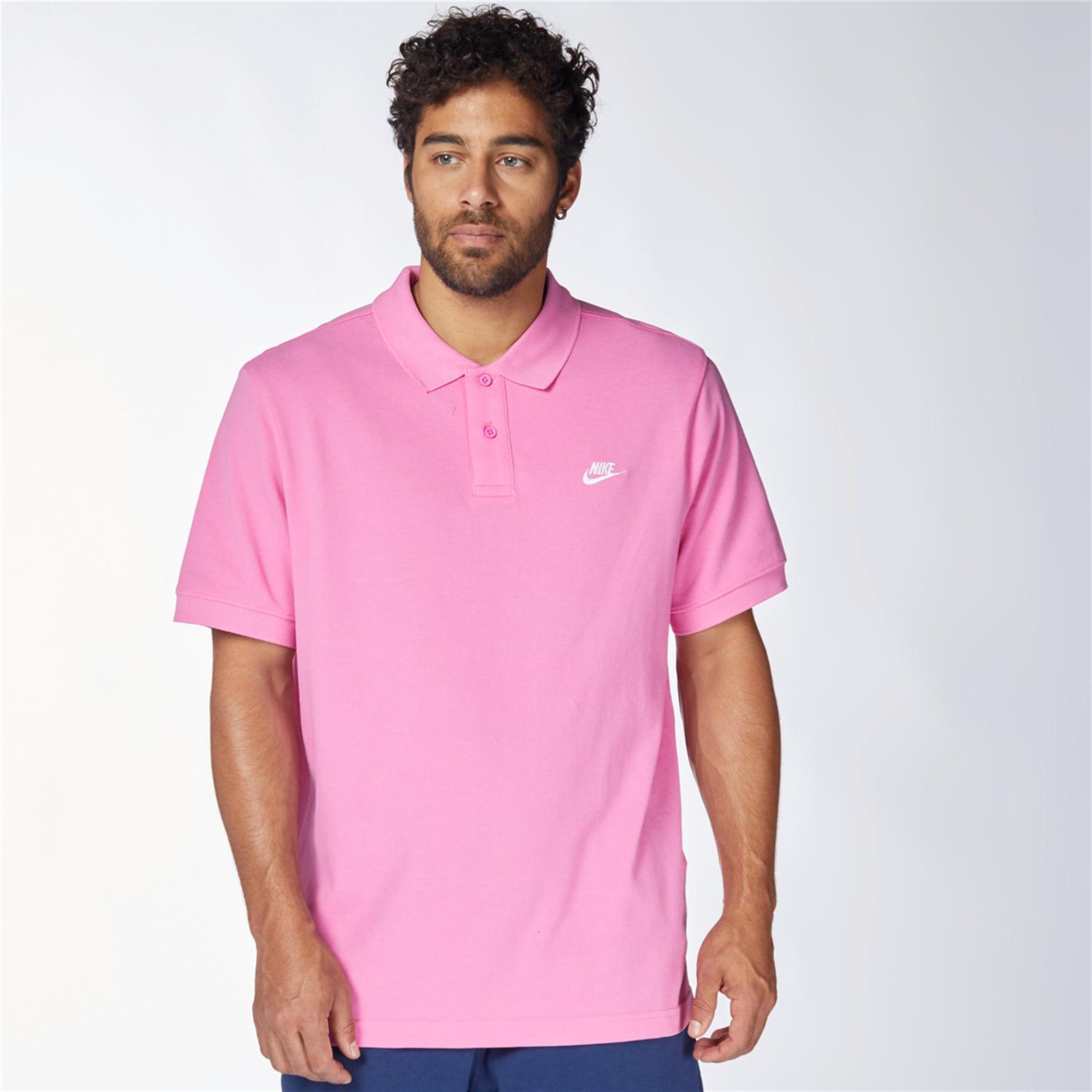 Nike Club - rosa - Polo Homem