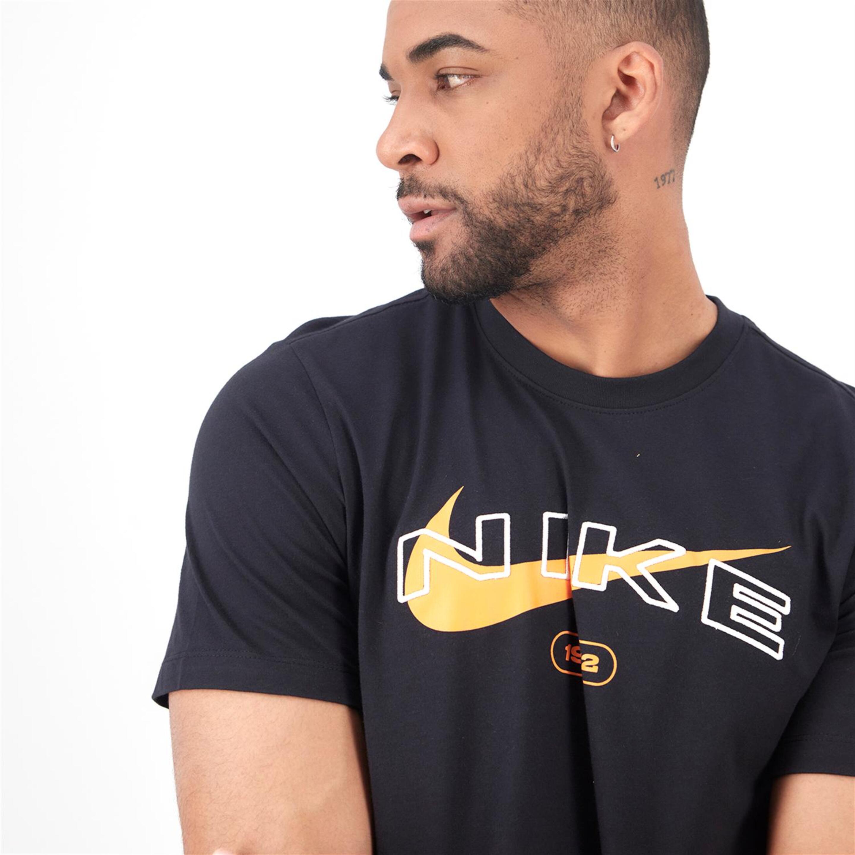 Nike Hbr - Negro - Camiseta Hombre