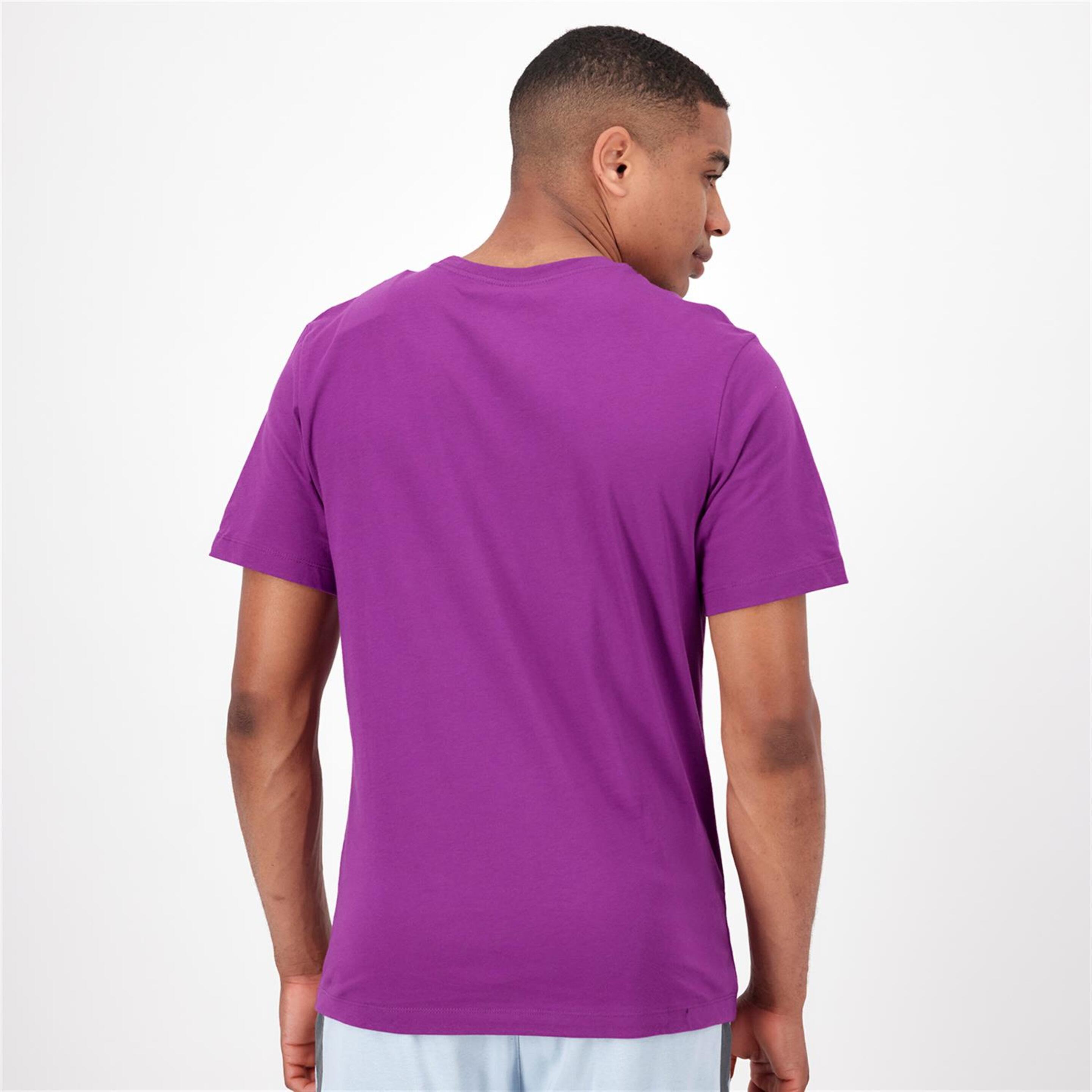 Nike Hbr - Morado - Camiseta Hombre