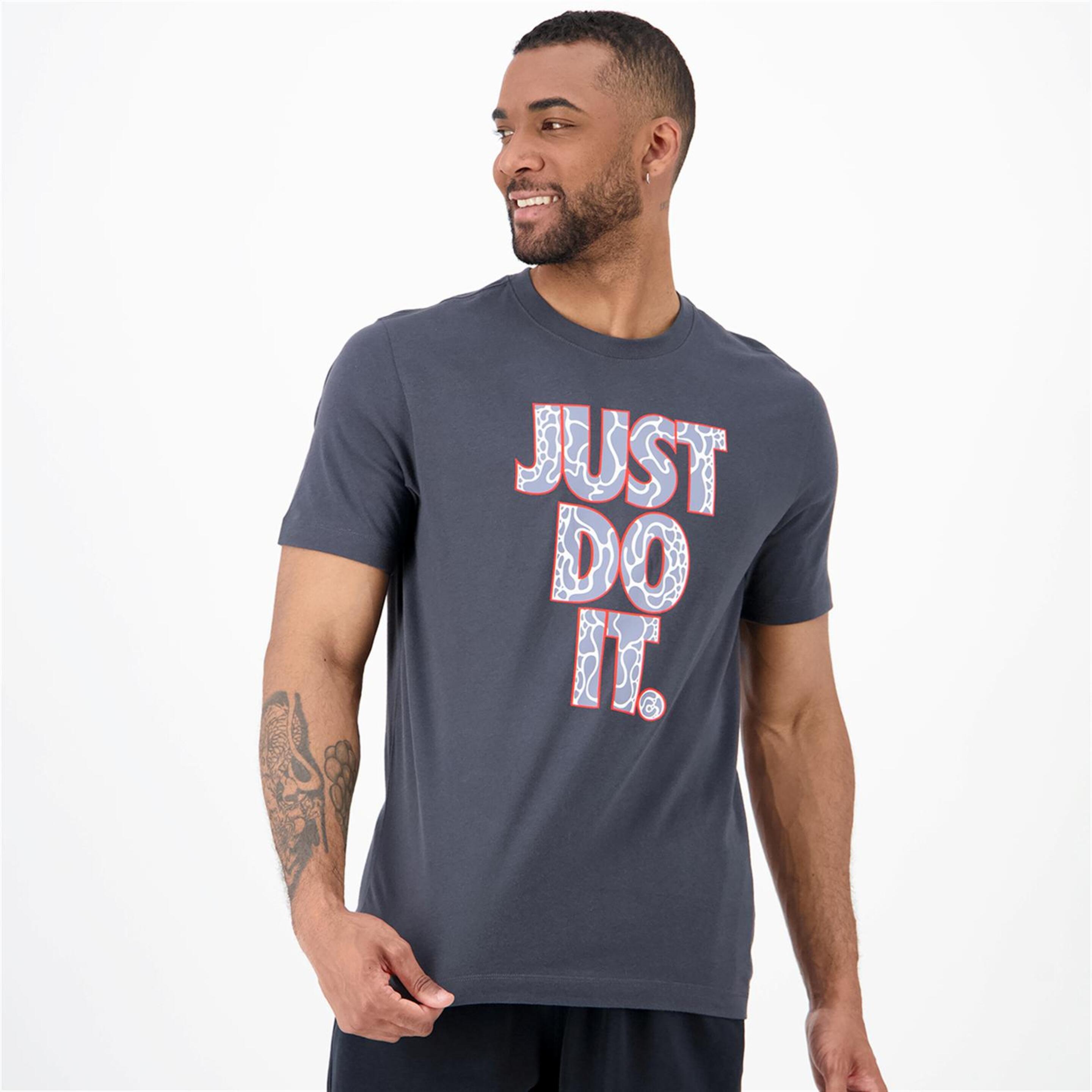 Nike Just Do It - gris - Camiseta Hombre