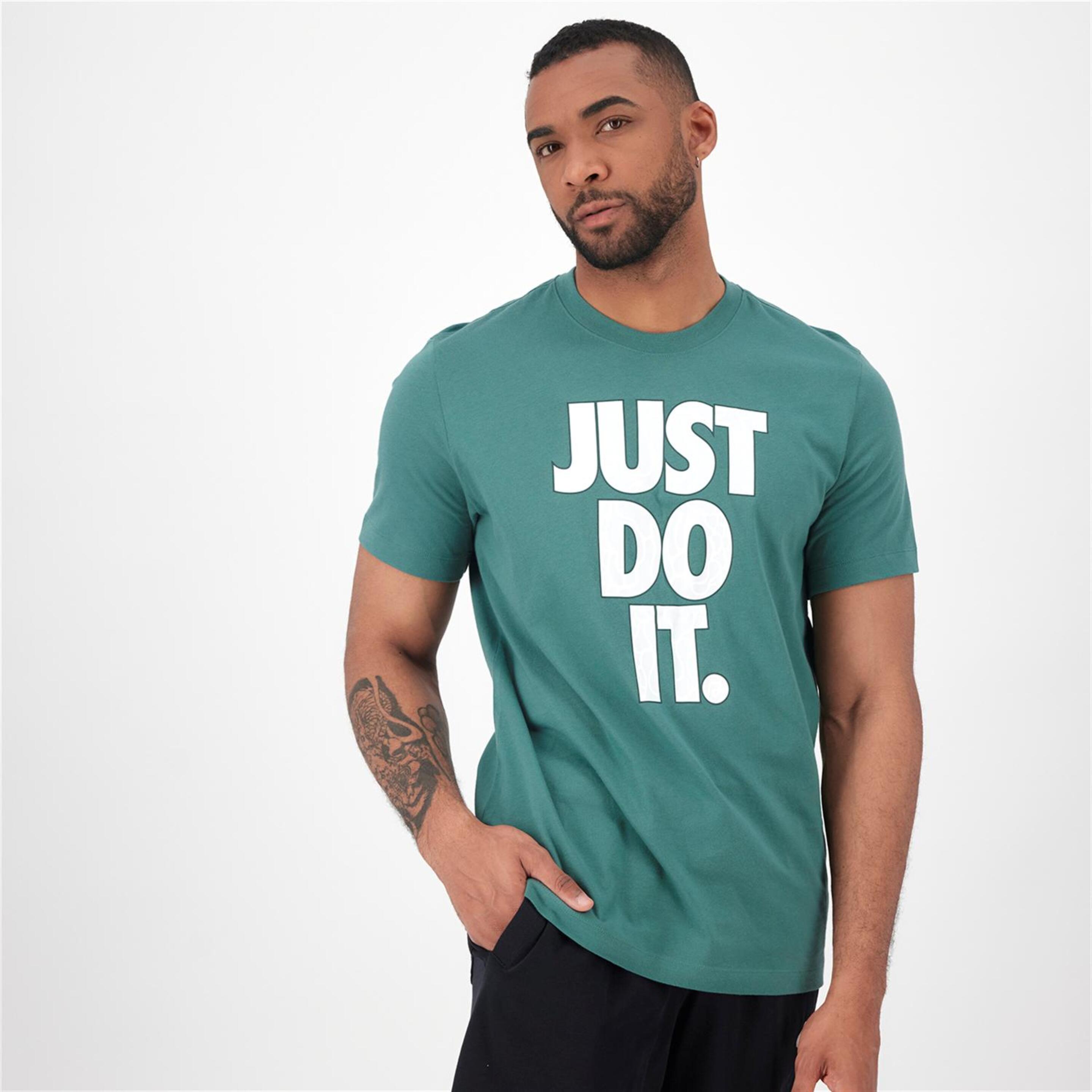 Nike Just Do It - verde - Camiseta Hombre
