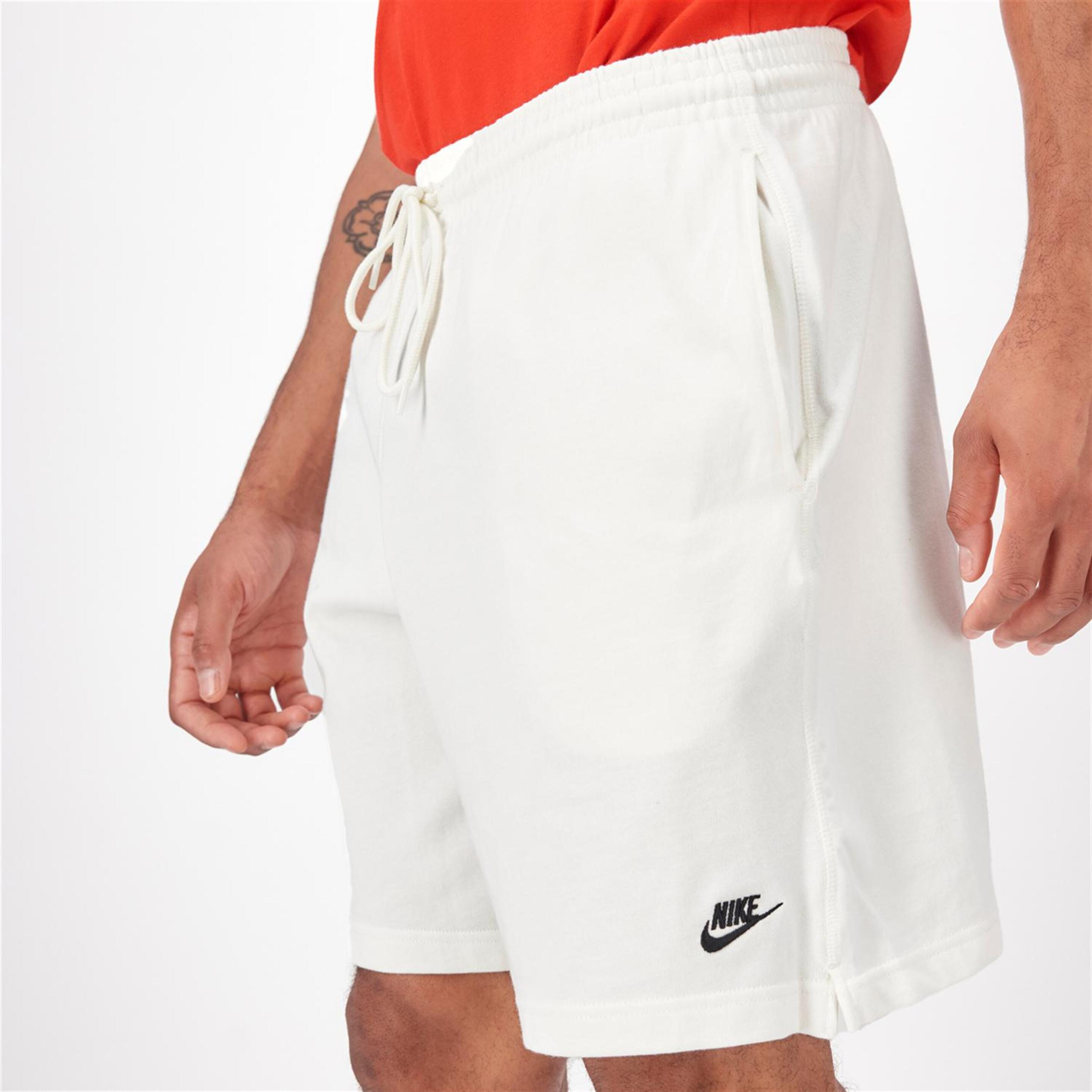 Nike Club - blanco - Pantalón Corto Hombre
