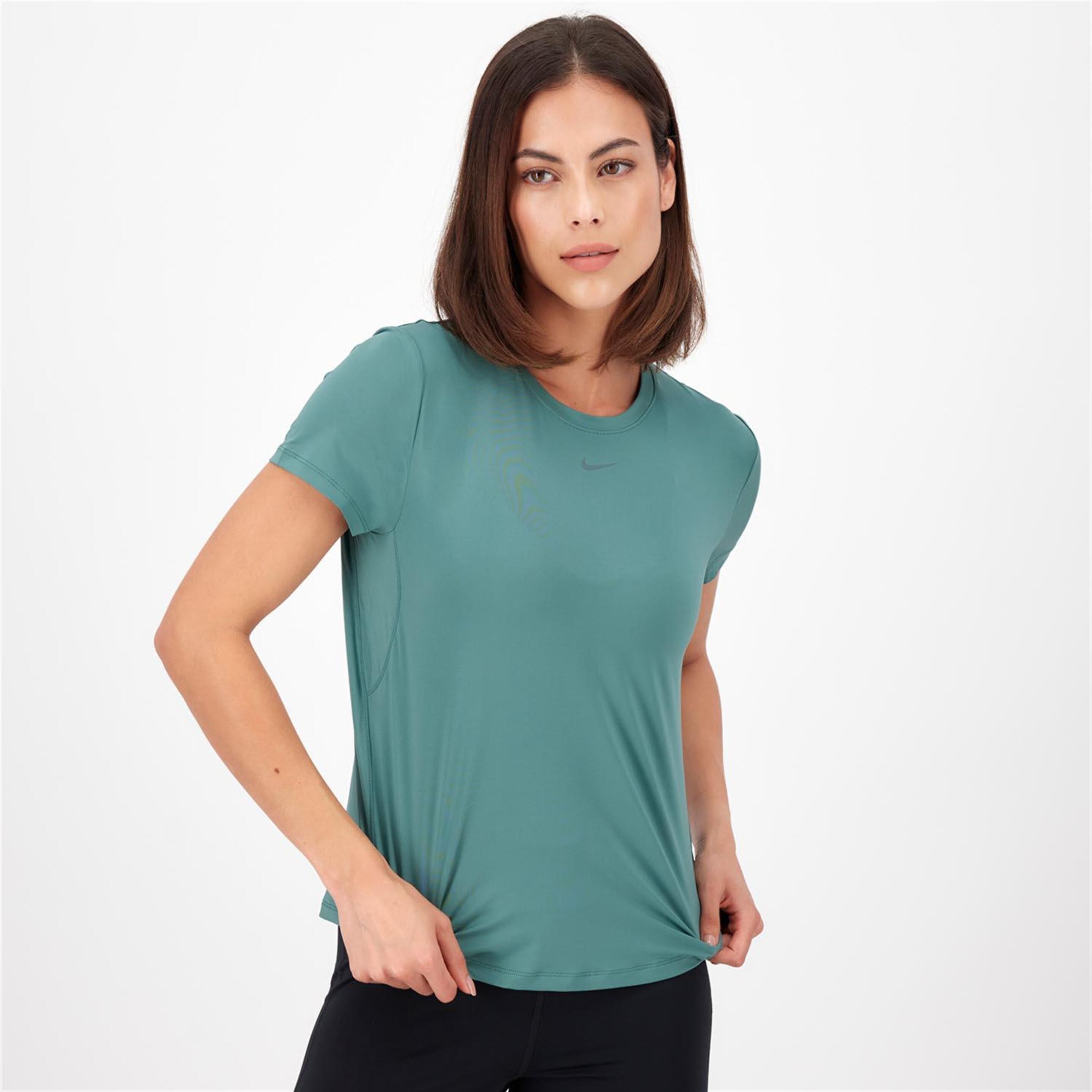 Nike One - verde - Camiseta Fitness Mujer