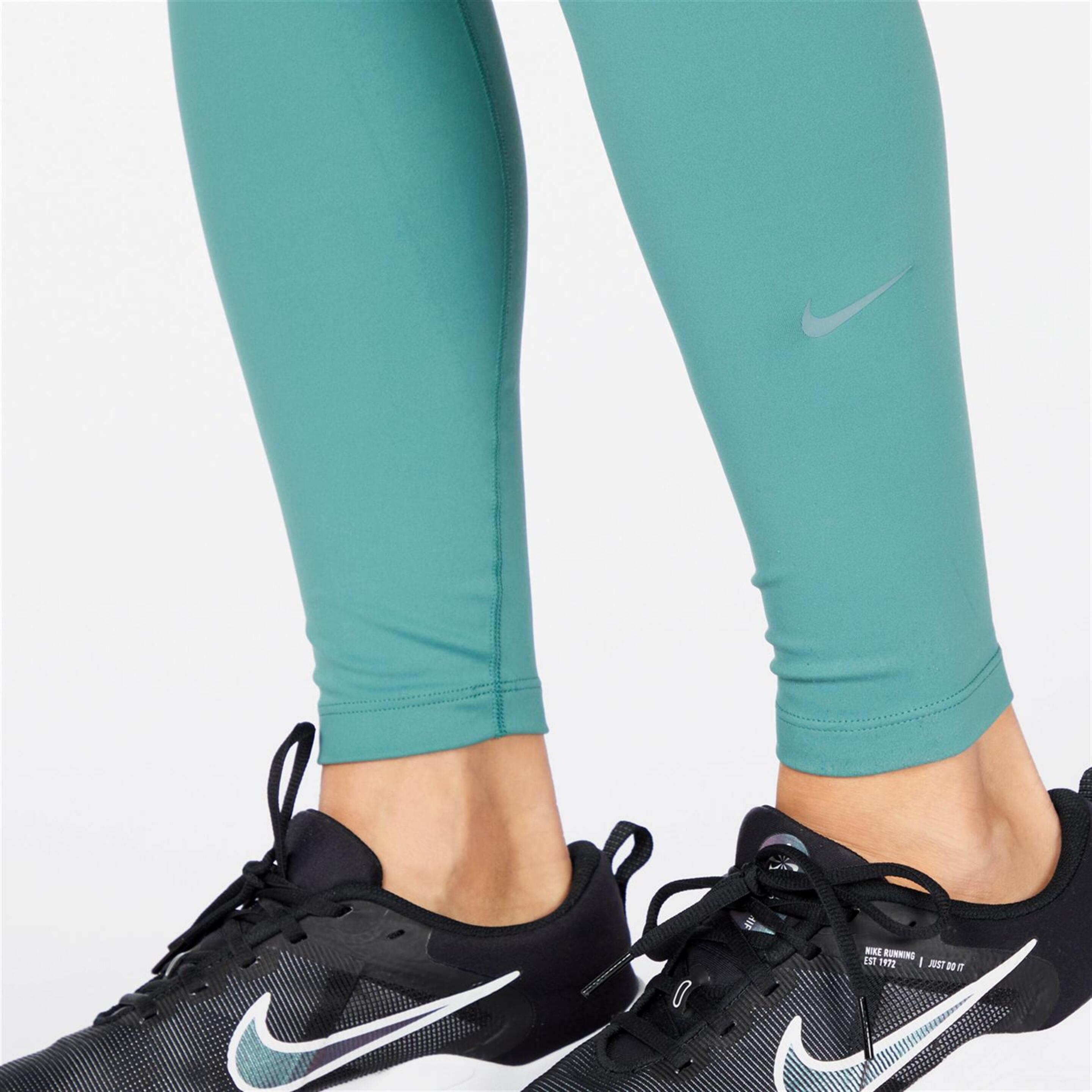 Nike Dri-FIT One - Verde - Mallas Fitness Mujer