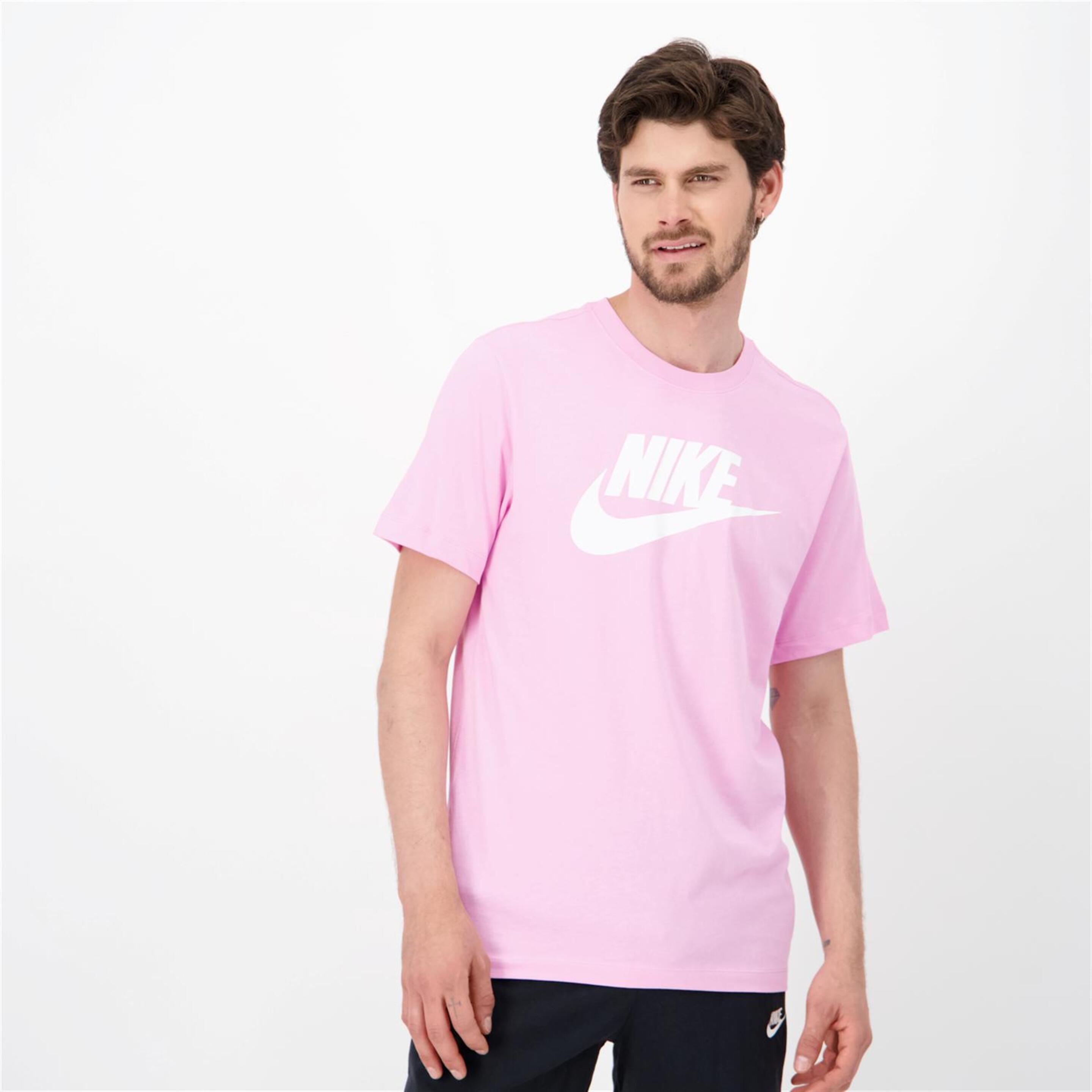 Nike Club Swoosh - Rosa - T-shirt Homem | Sport Zone