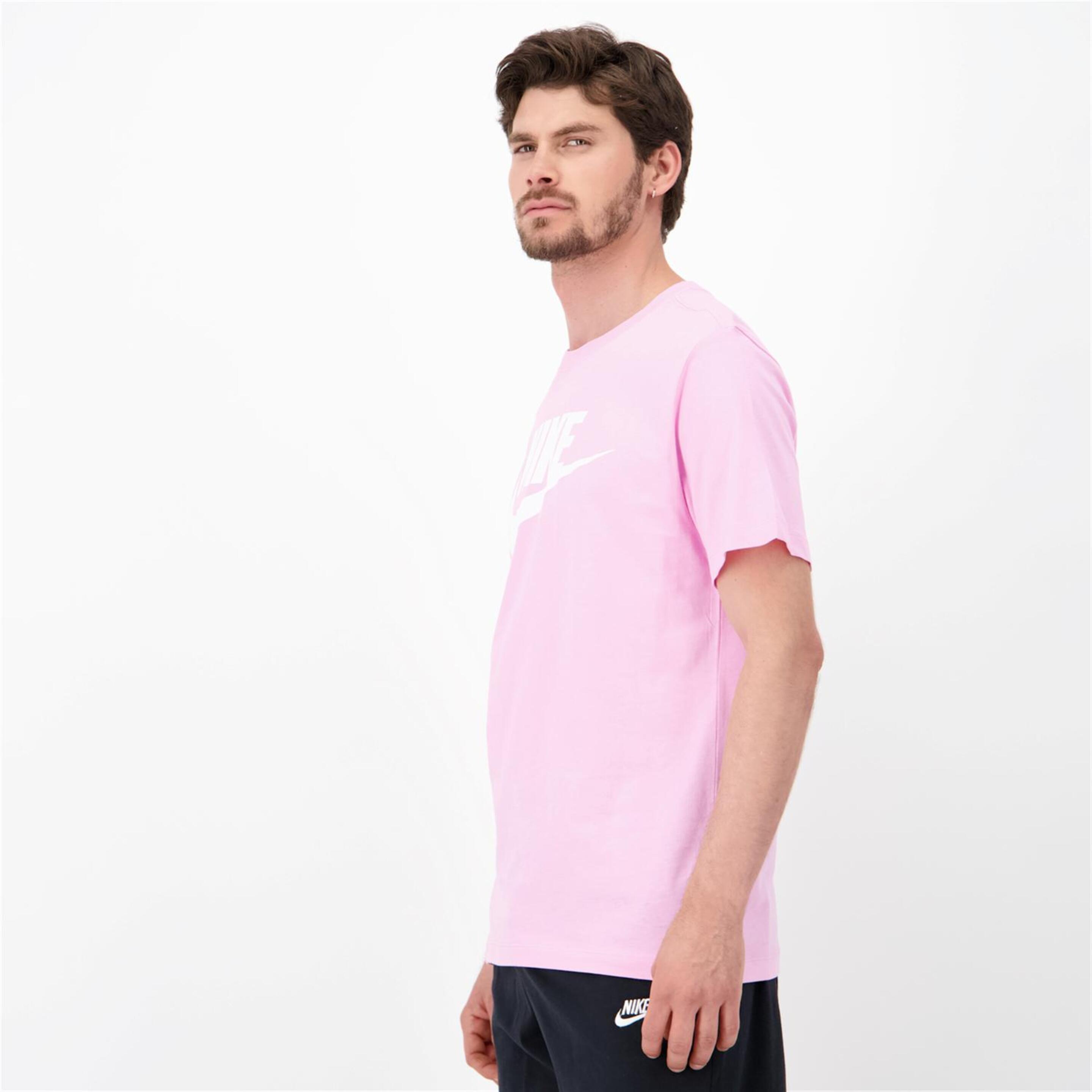 Nike Club Swoosh - Rosa - T-shirt Homem | Sport Zone