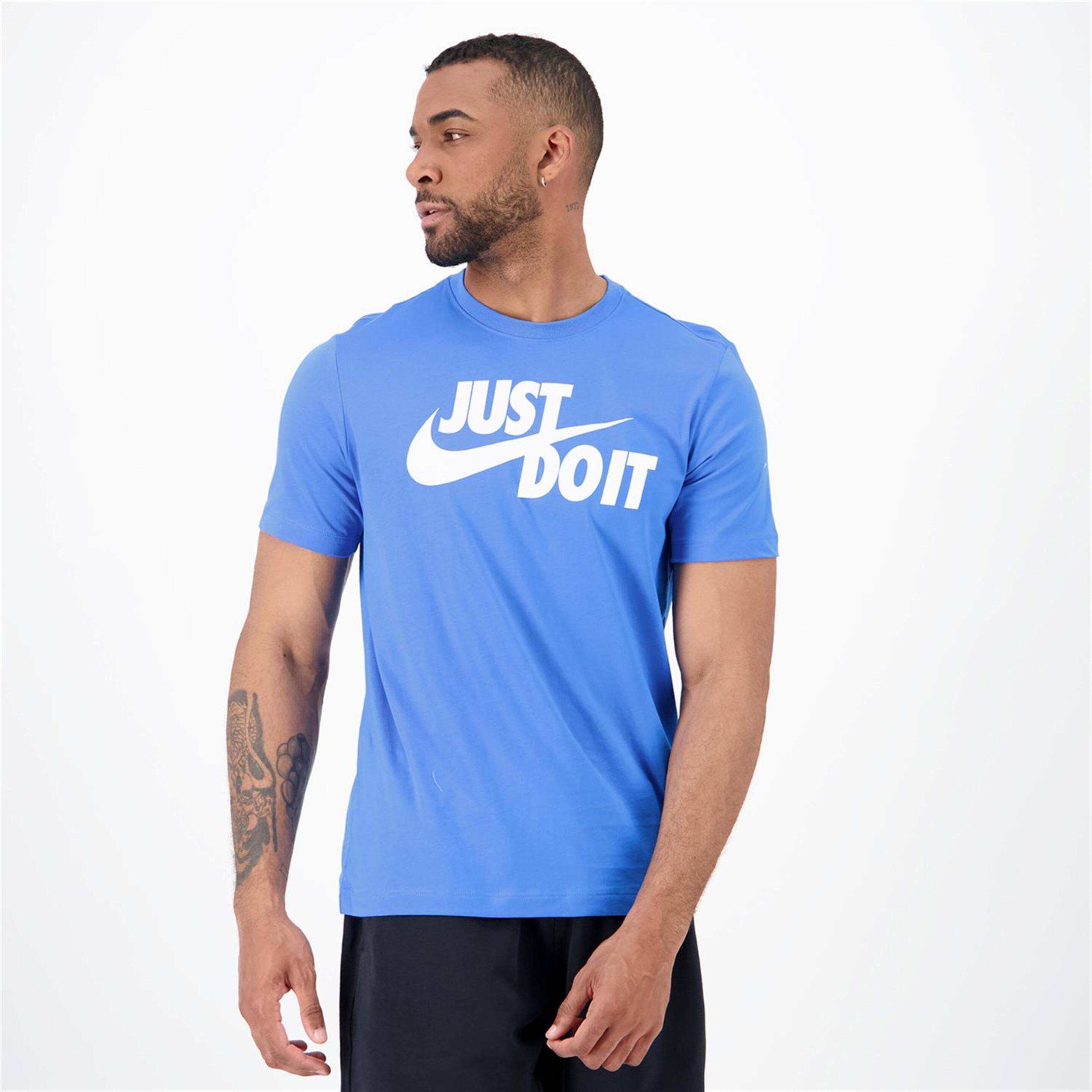 Nike Just Do It - azul - Camiseta Hombre