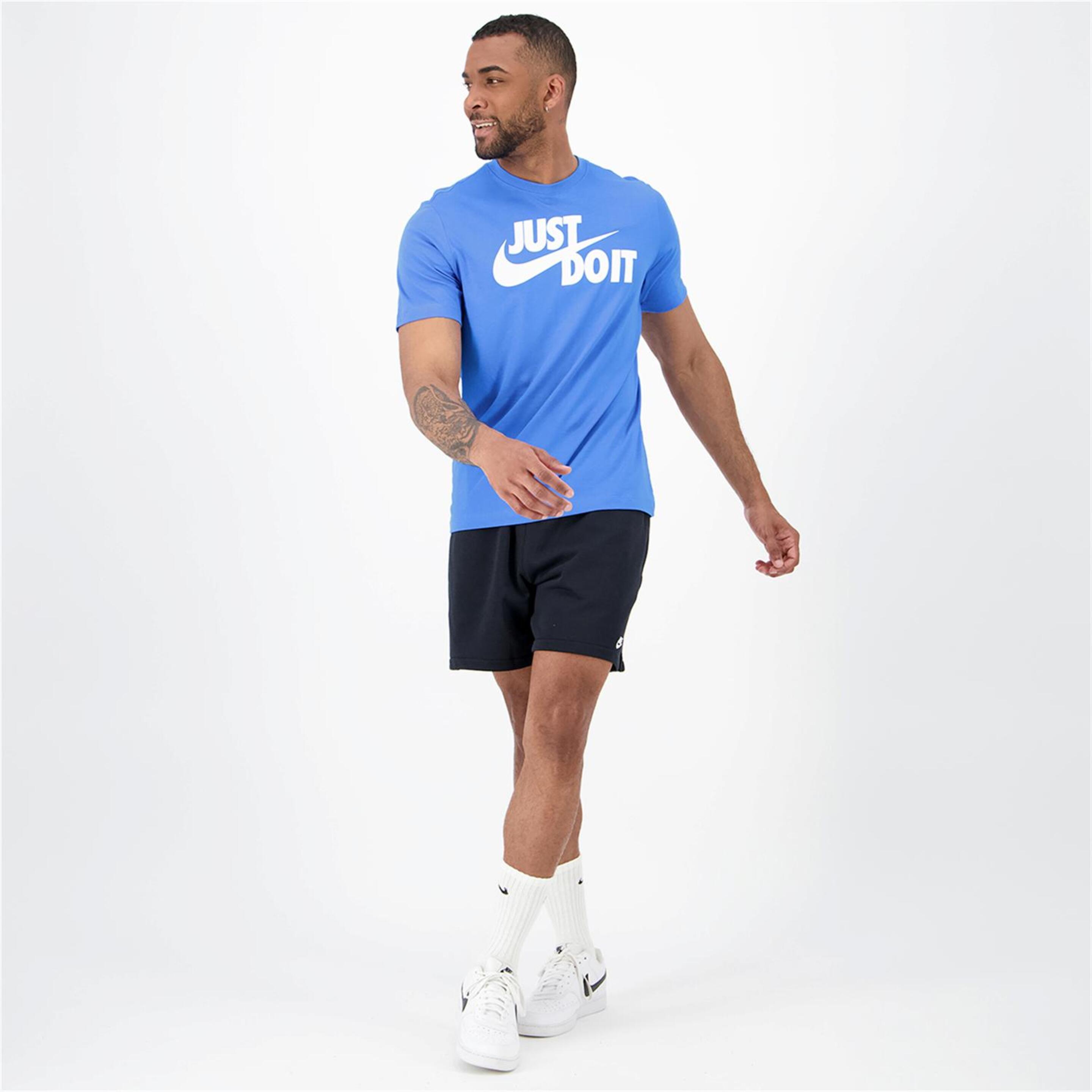 Nike Just Do It - Azul - Camiseta Hombre