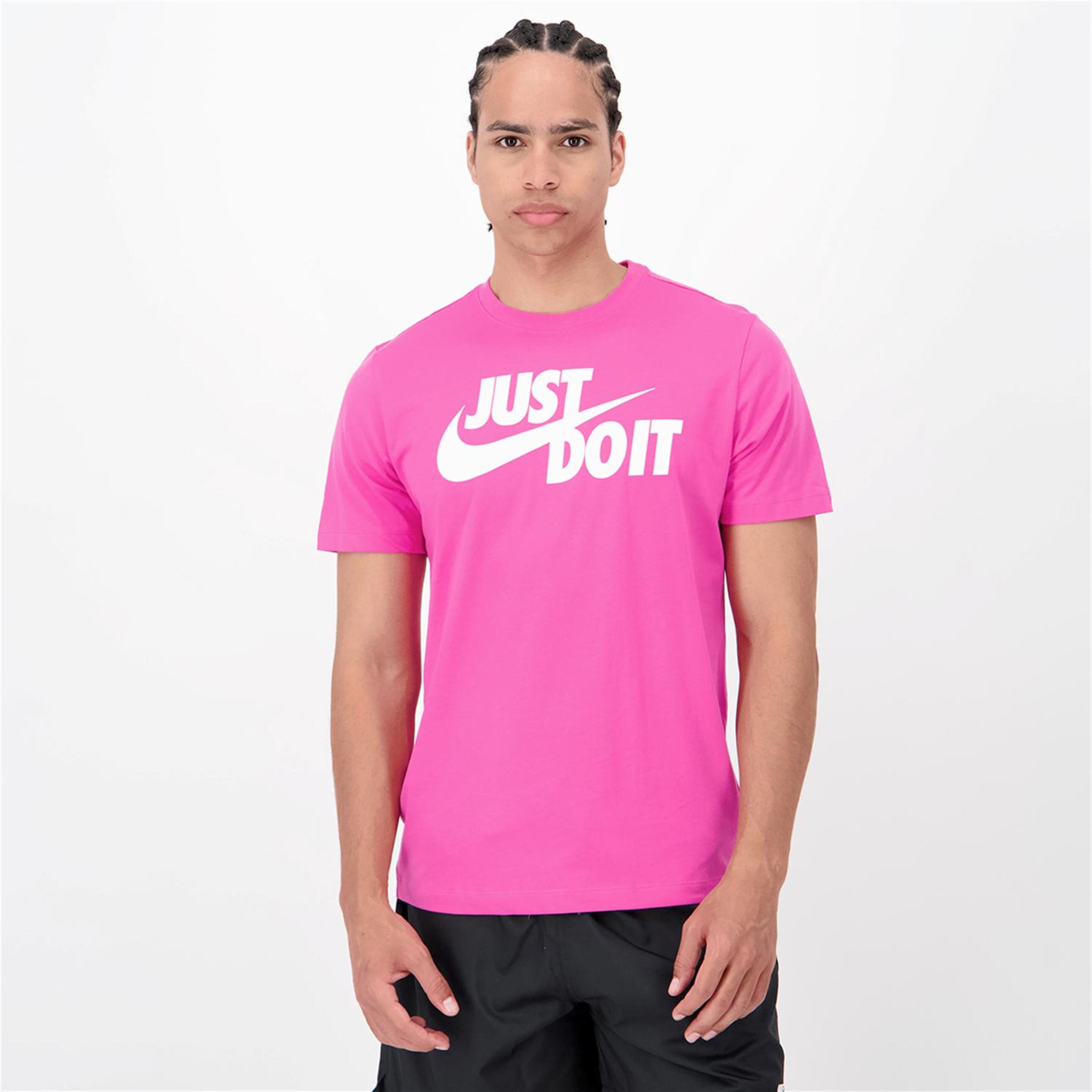 Nike Just Do It - rosa - Camiseta Hombre