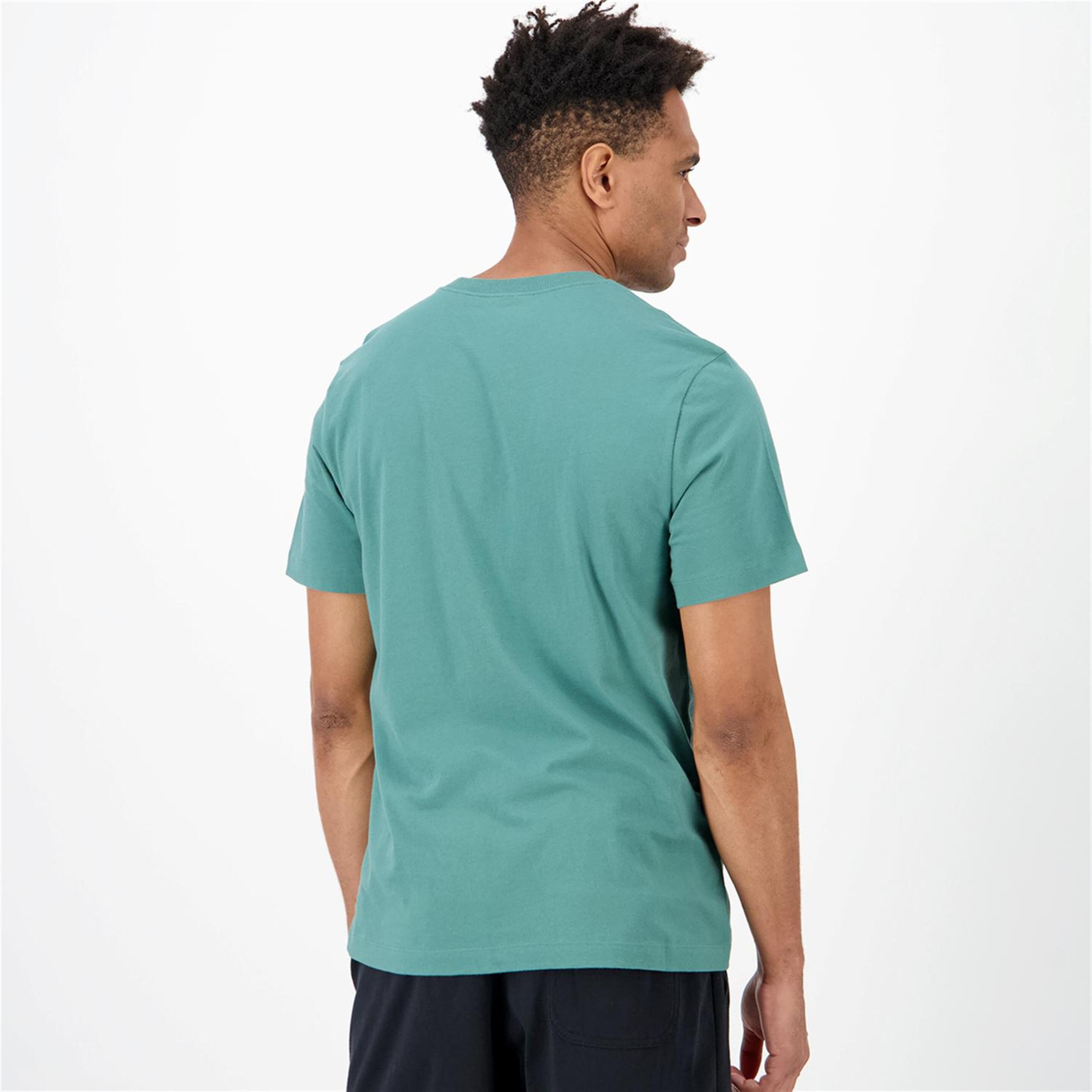 Nike Swoosh - Verde - Camiseta Hombre