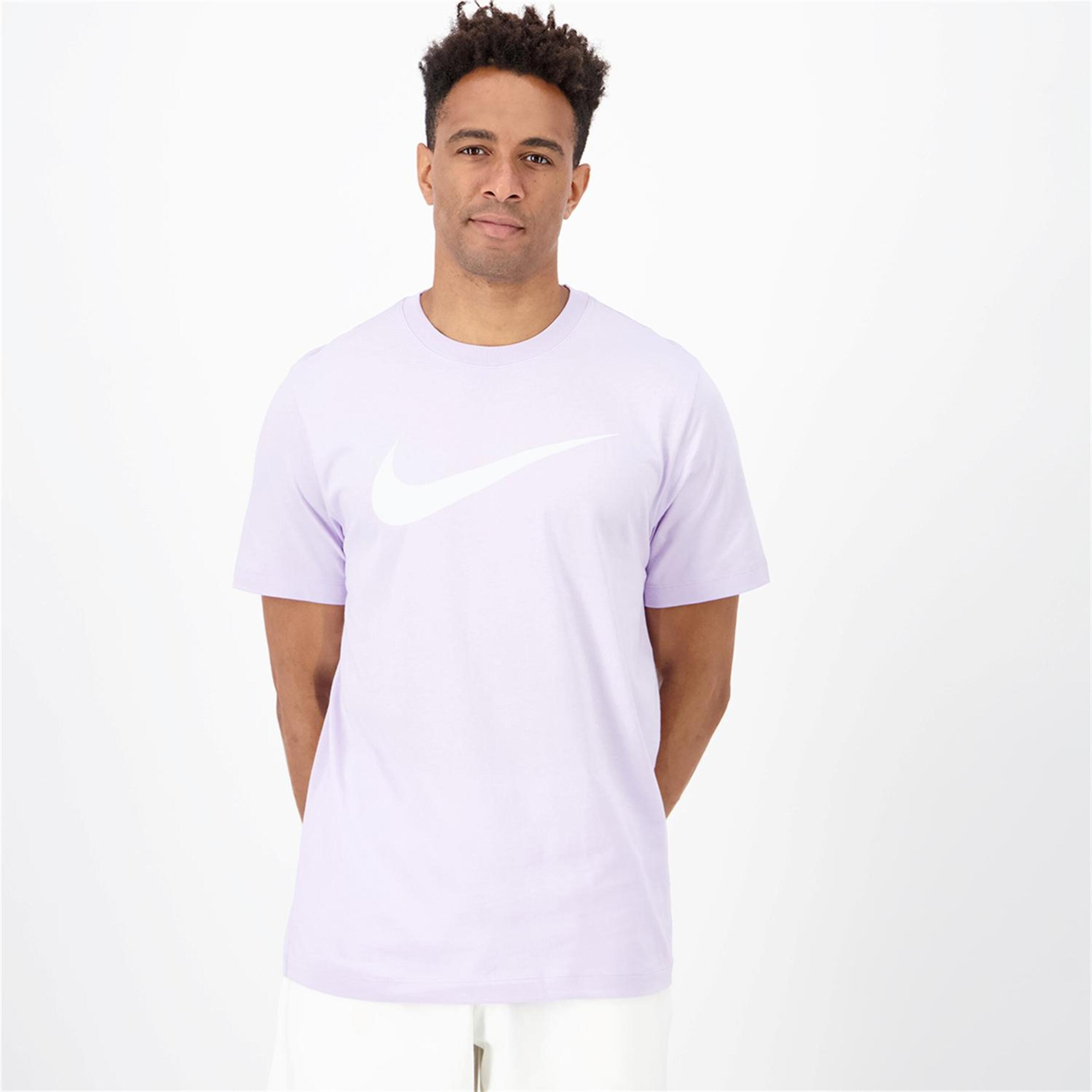 Nike Swoosh - morado - T-shirt Homem