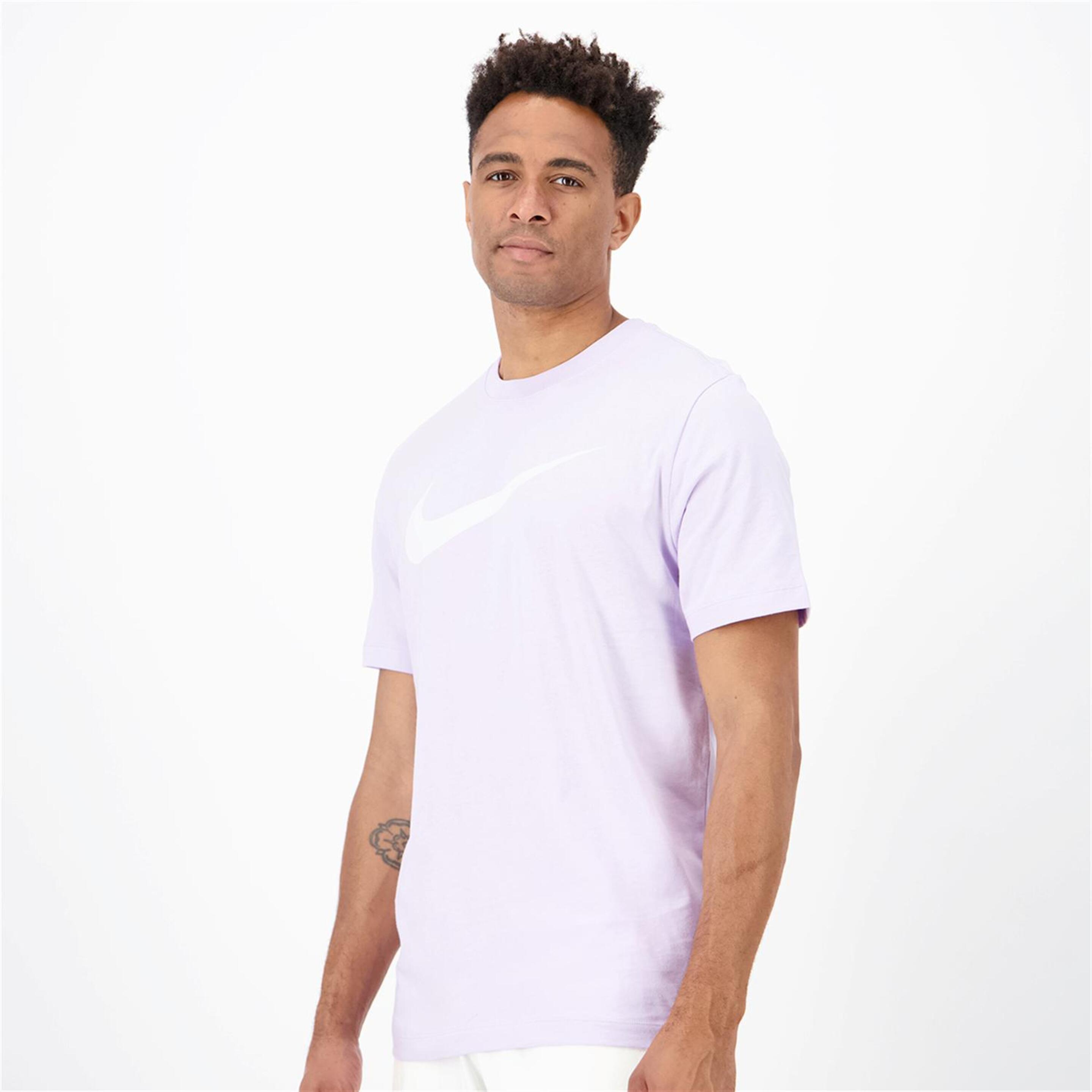 Nike Swoosh - Malva - Camiseta Hombre
