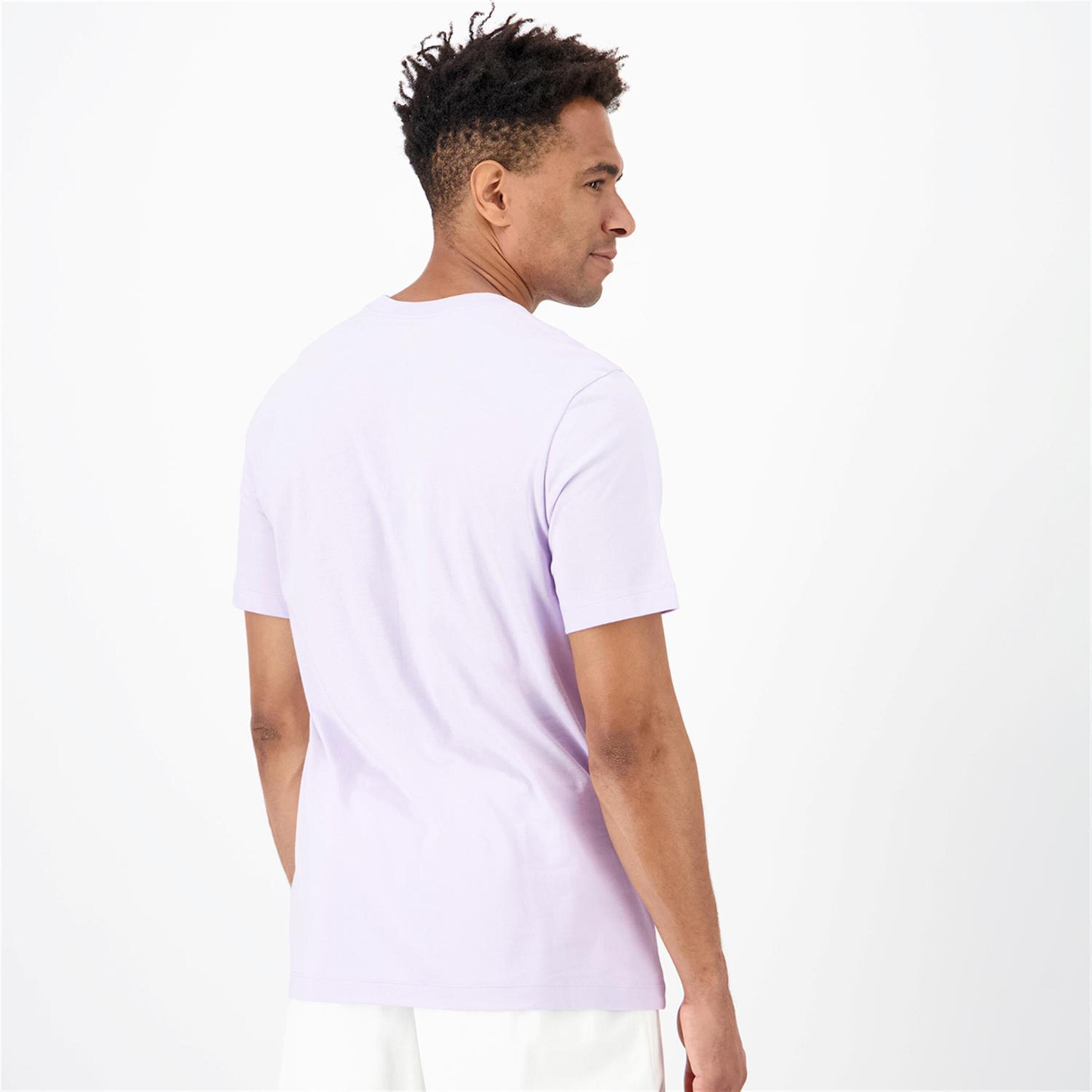 Nike Swoosh - Malva - Camiseta Hombre