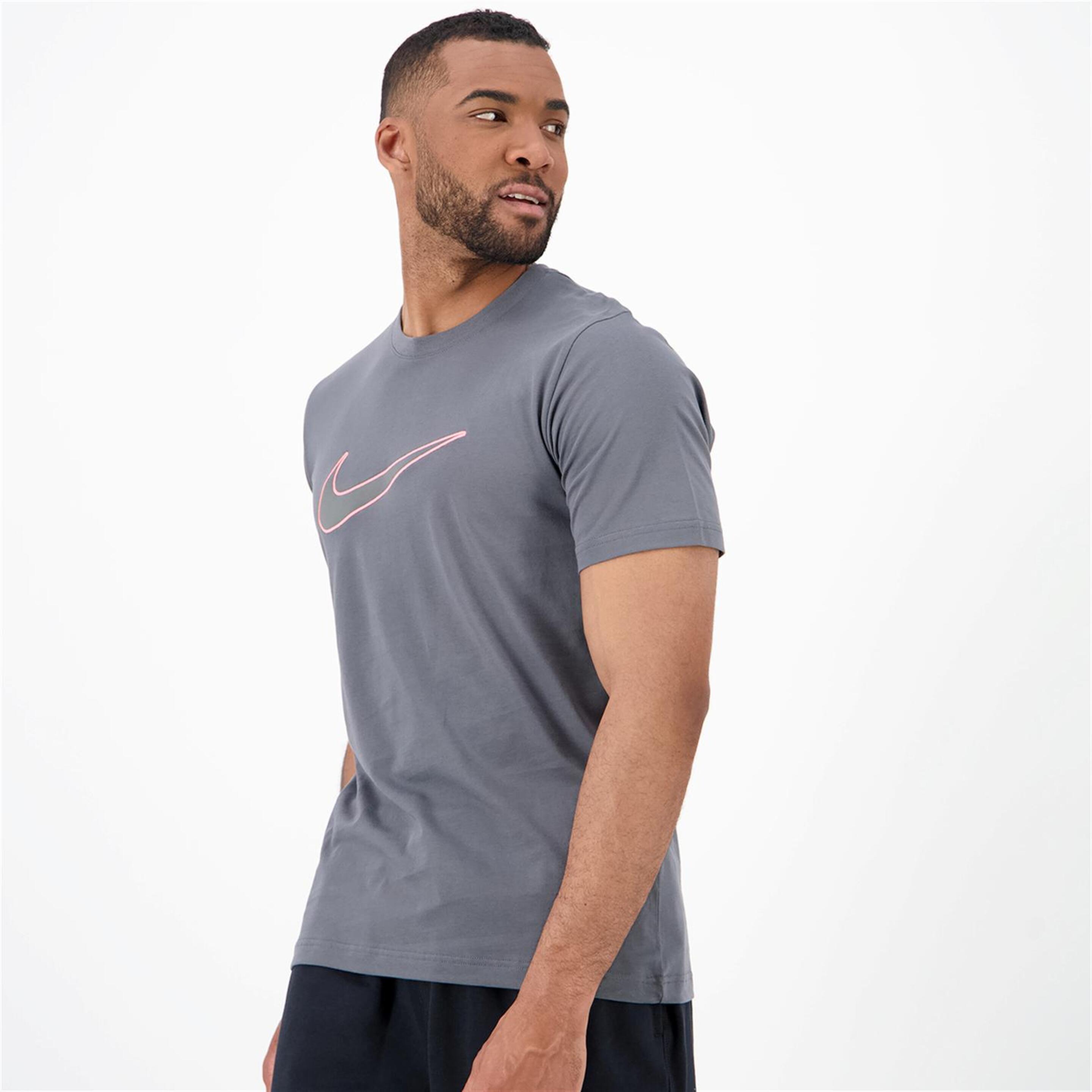 Camiseta Nike - Gris - Camiseta Hombre