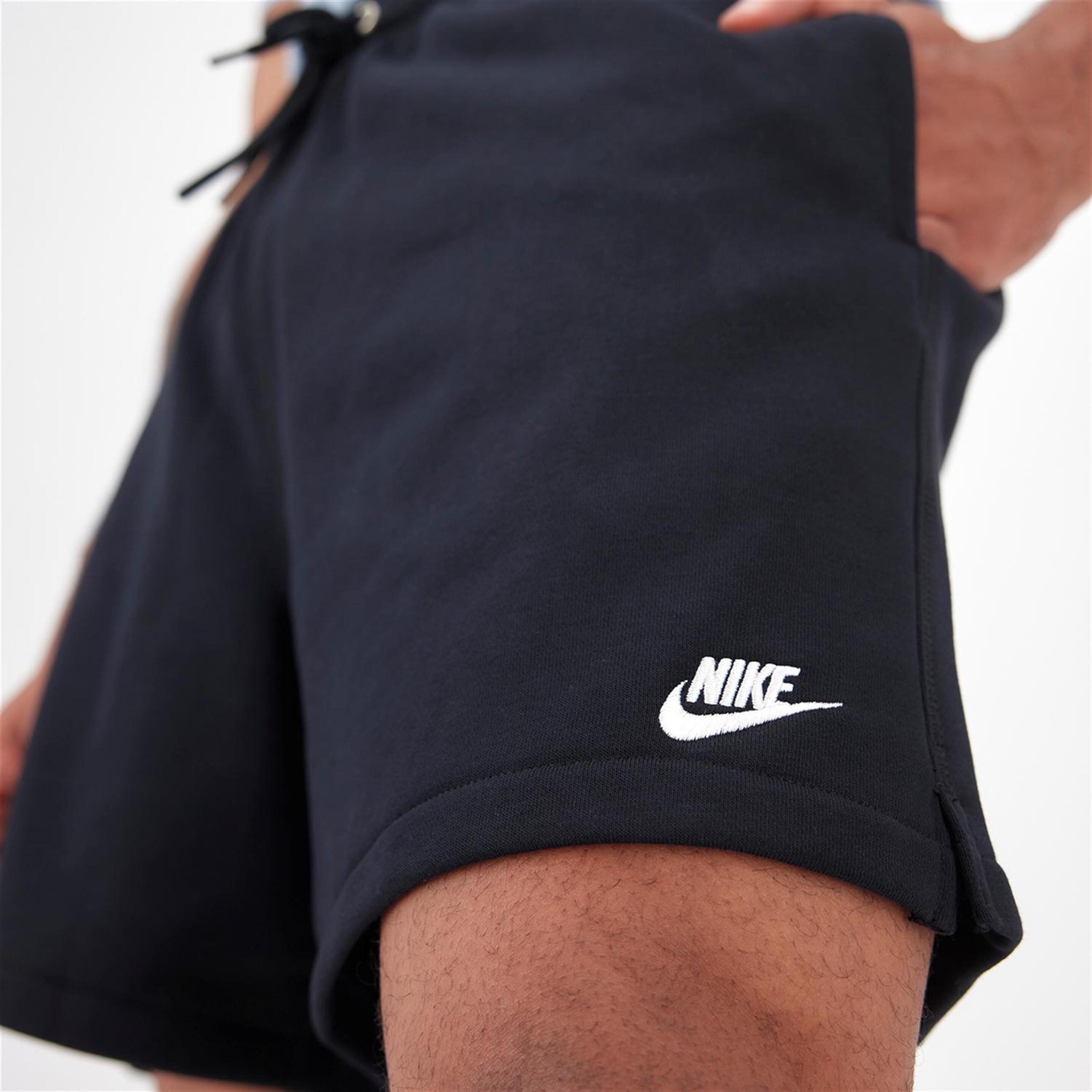 Nike Club - Negro - Pantalón Corto Hombre