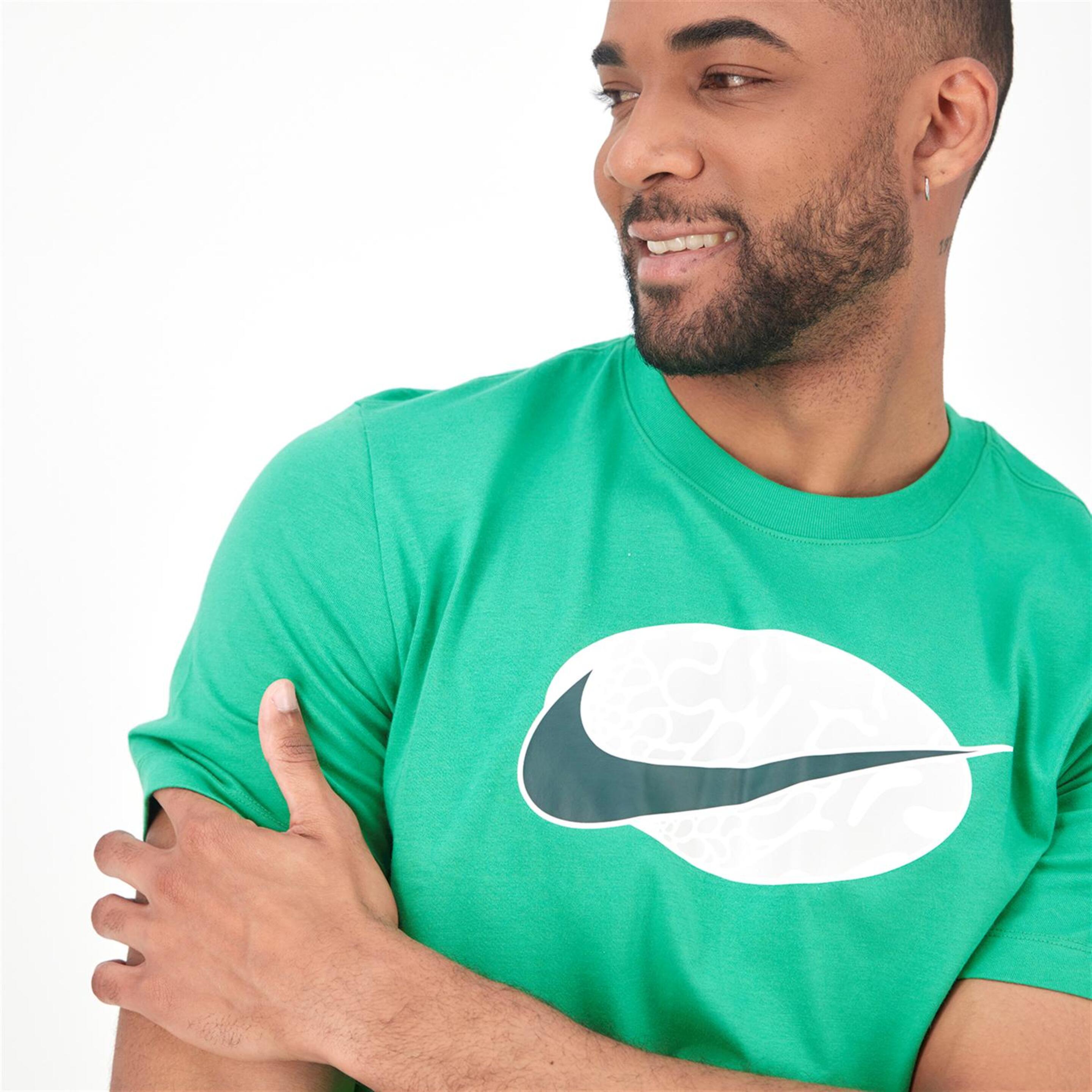 Camiseta Nike - Verde - Camiseta Hombre
