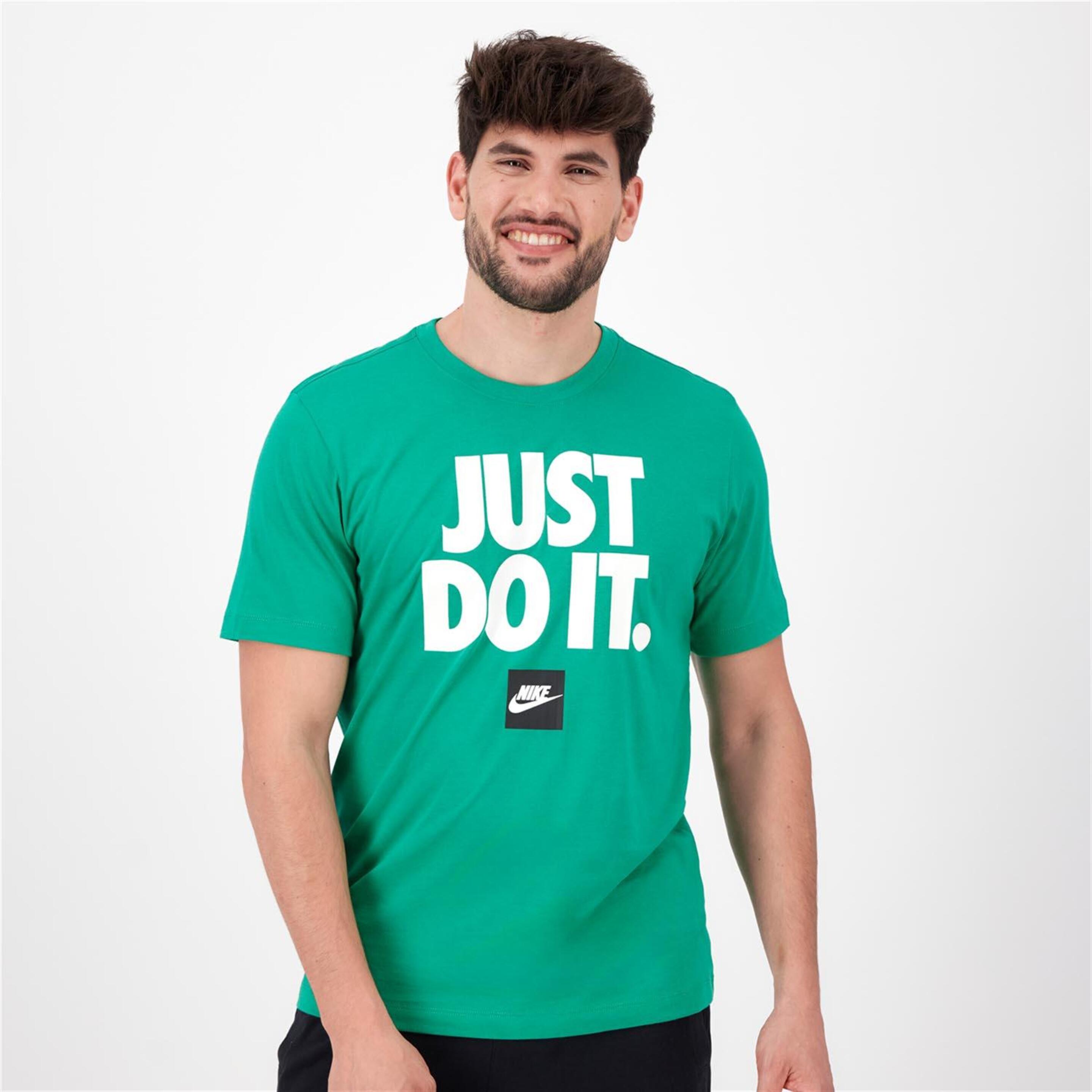 Nike Just Do It - verde - T-shirt Homem