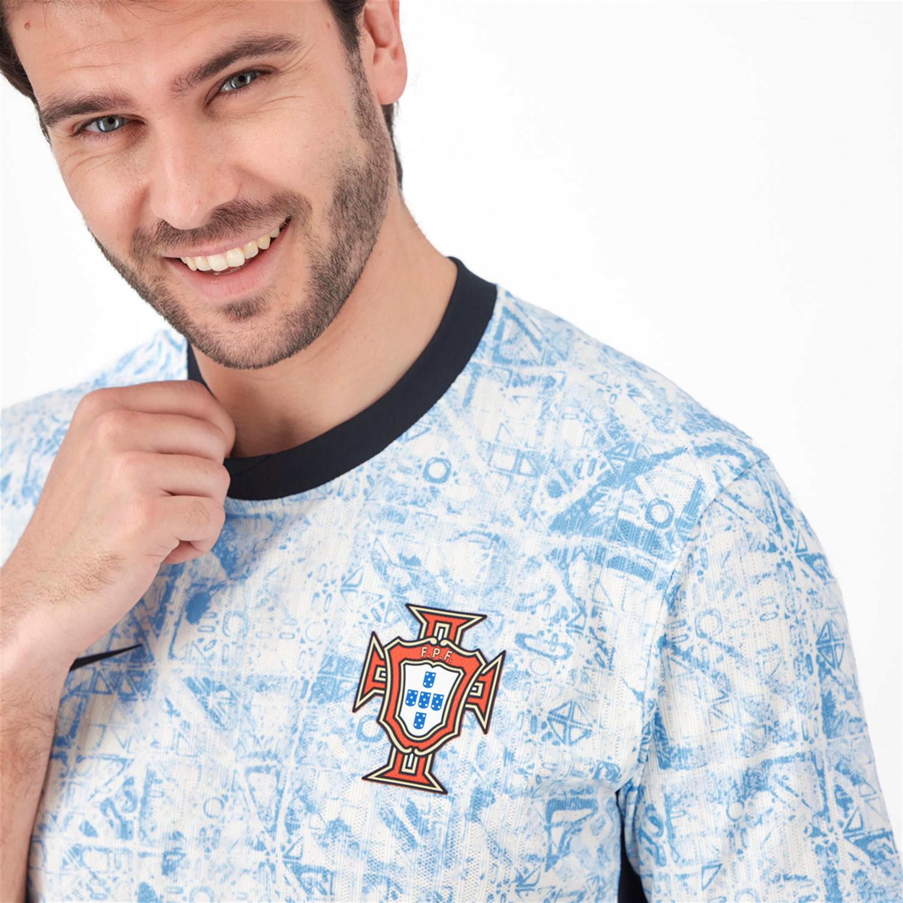 Camiseta Portugal 2ª Equipación - Blanco - Fútbol Hombre