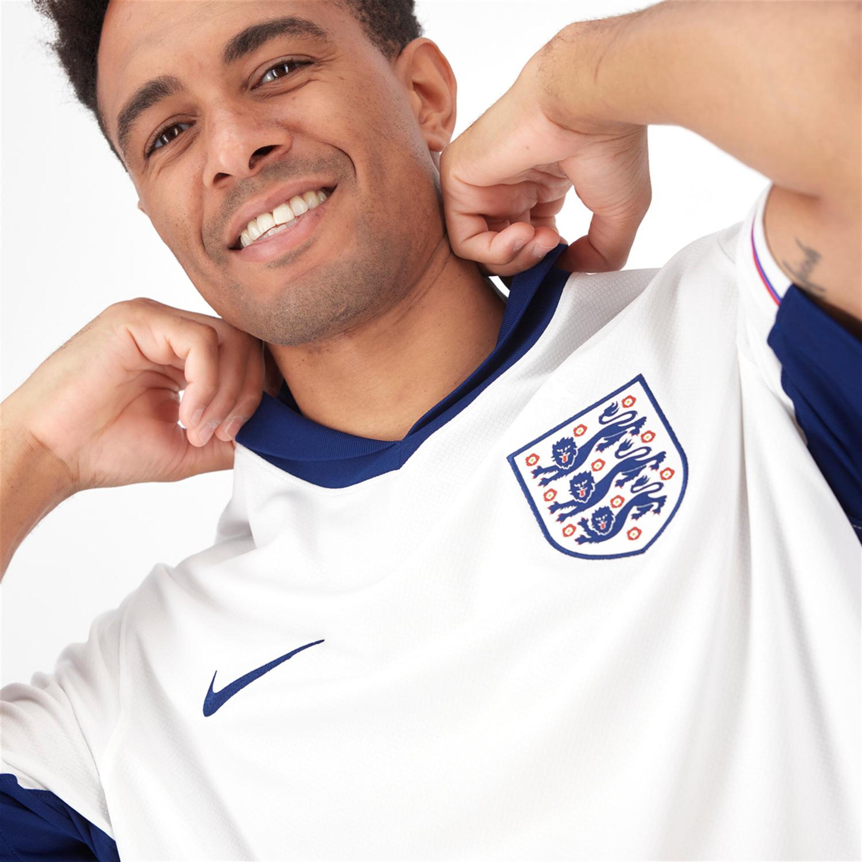 Camiseta Inglaterra 1ª Equipación Euro 24 - Blanco - Camiseta Fútbol Hombre