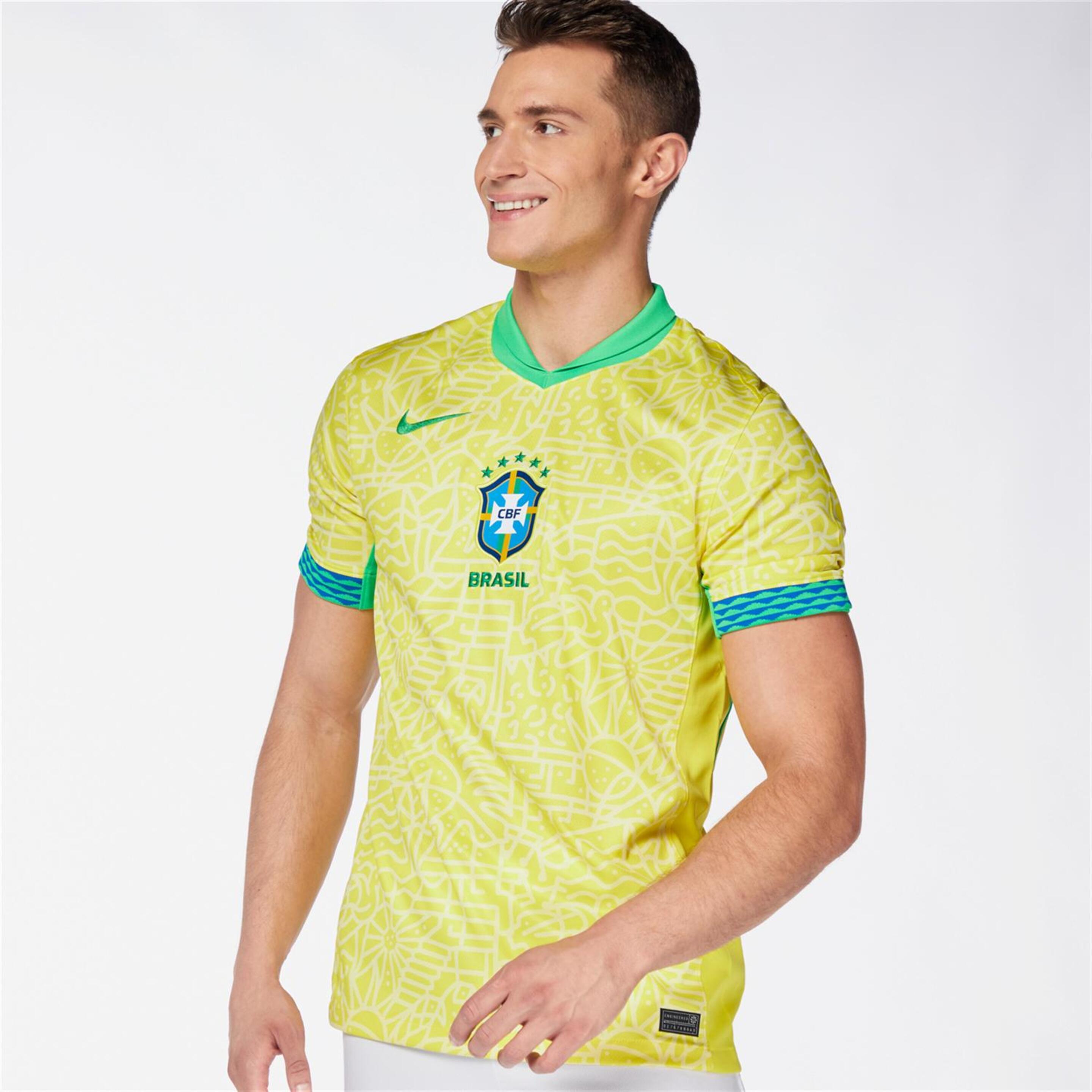 Camiseta Brasil 1ª Equipación
