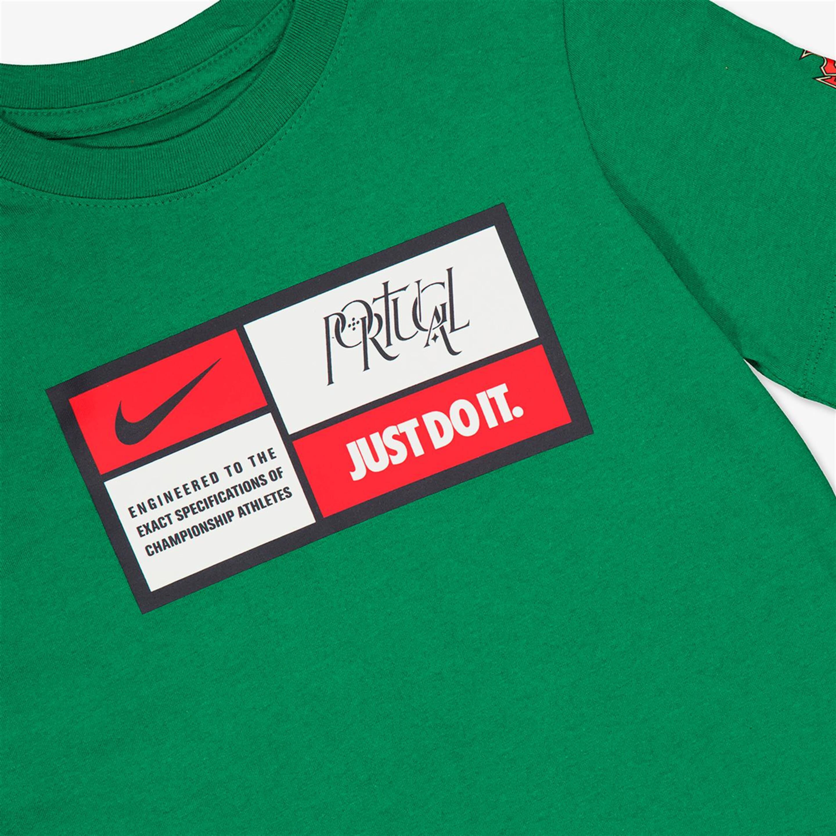 Camiseta Portugal - Verde - Camiseta Fútbol Niños